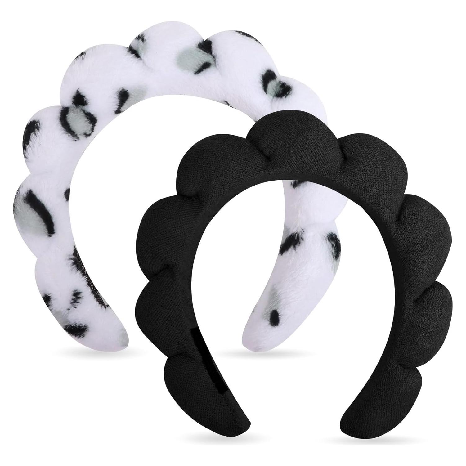 Diademas de Cuidado de la Piel Wecoe 2 Pcs Microfibra Spa