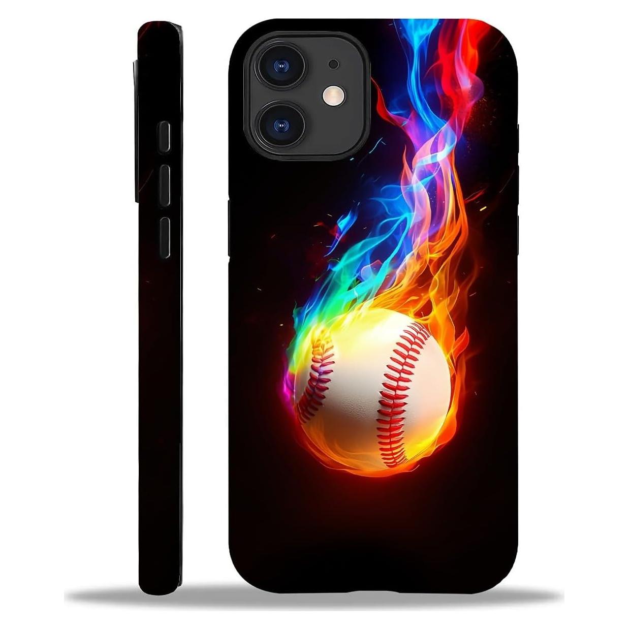 Funda protectora para iPhone 11 ilikediy Baseball Sport