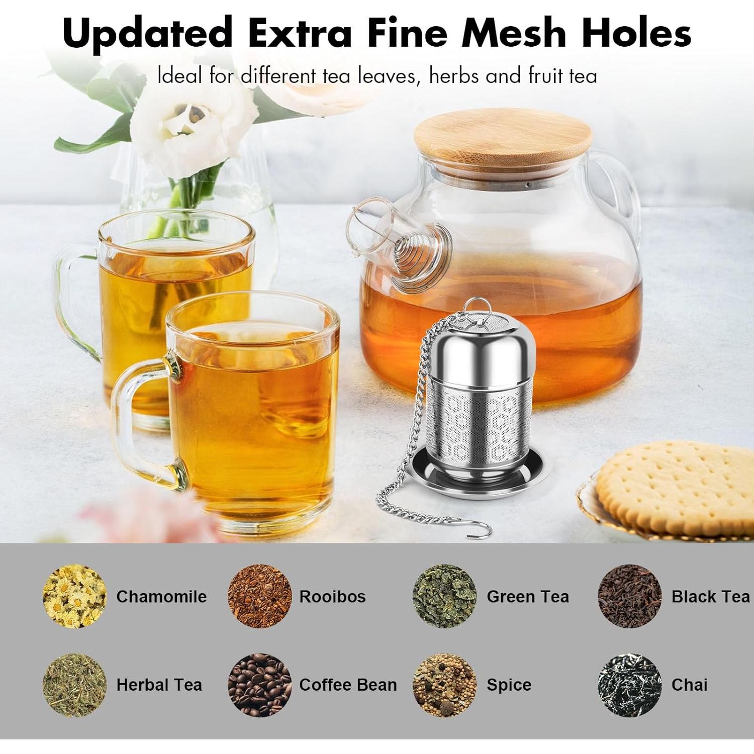 Infusor de Té Suelto CENHANG Acero Inoxidable 304 - 2 Piezas