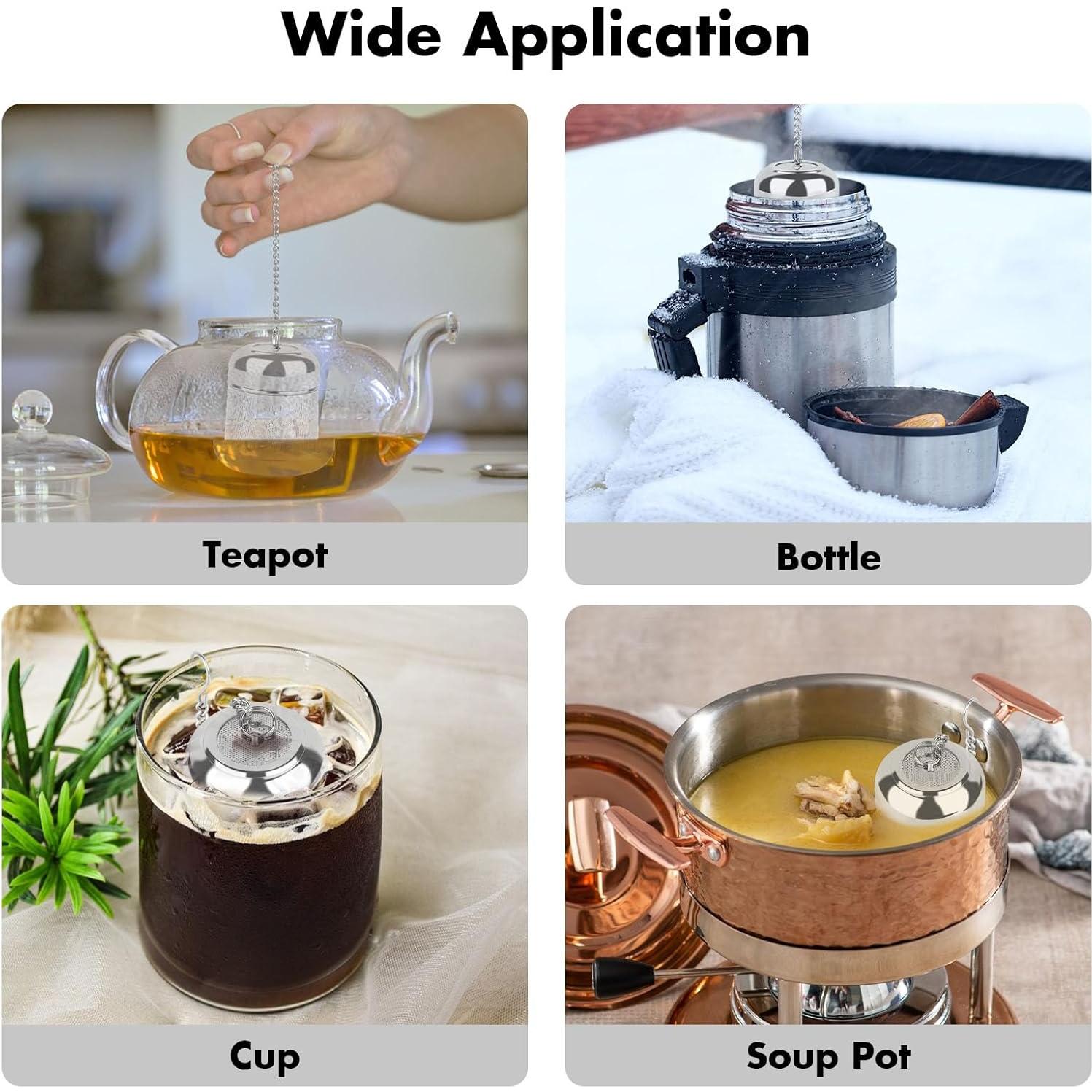 Infusor de Té Suelto CENHANG Acero Inoxidable 304 - 2 Piezas