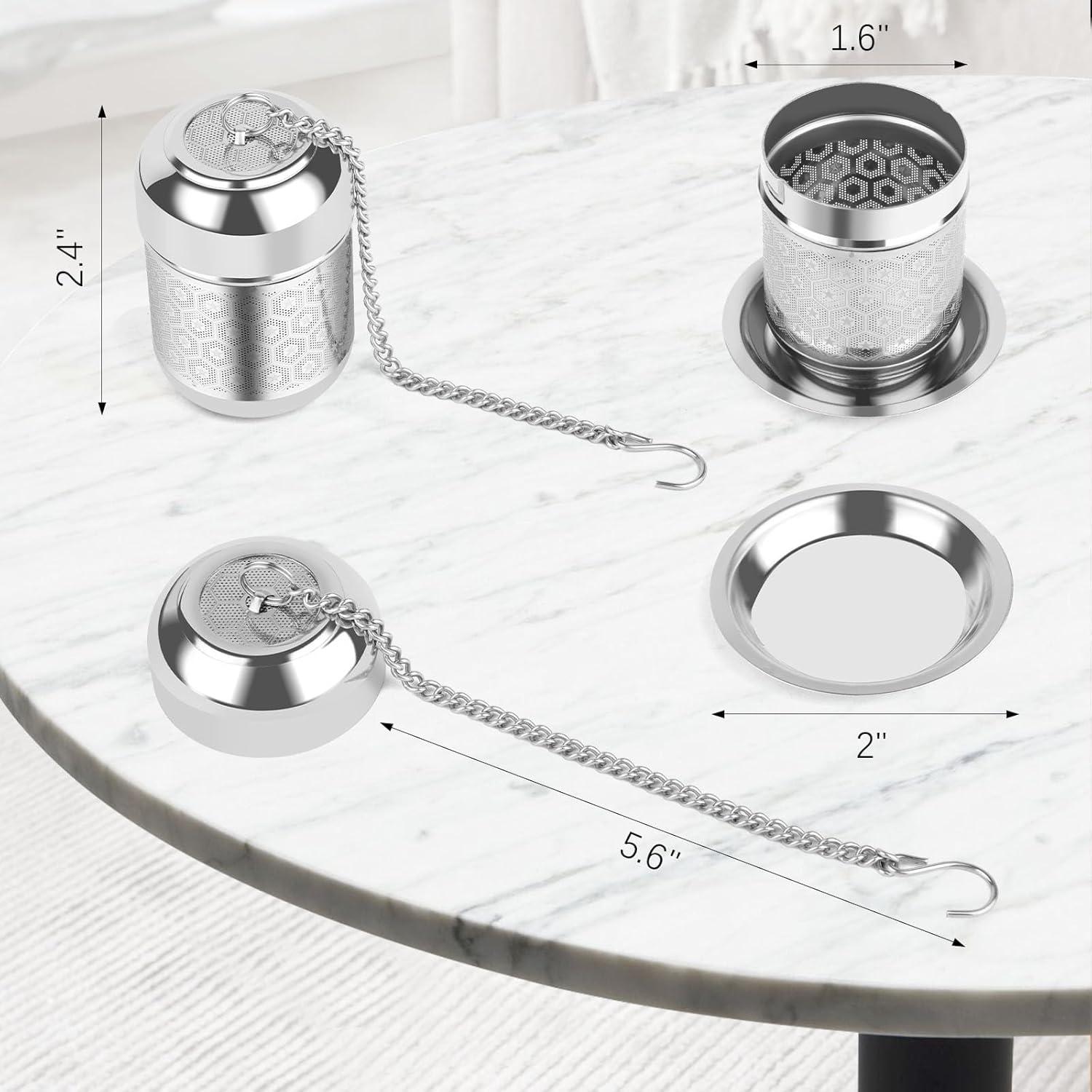 Infusor de Té Suelto CENHANG Acero Inoxidable 304 - 2 Piezas