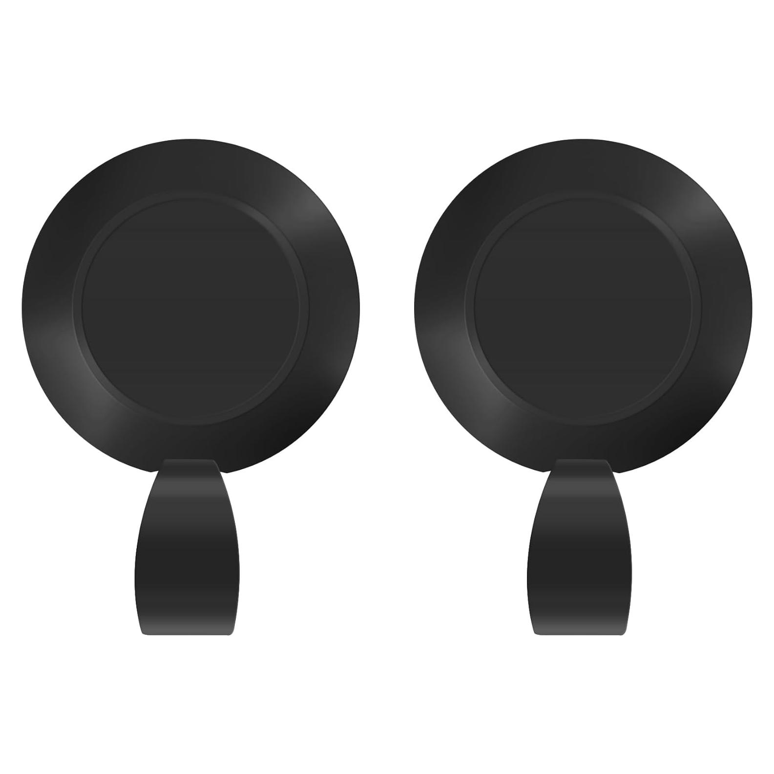 2 Portatarjetas Retráctiles con Clip HENYOUECS Negro