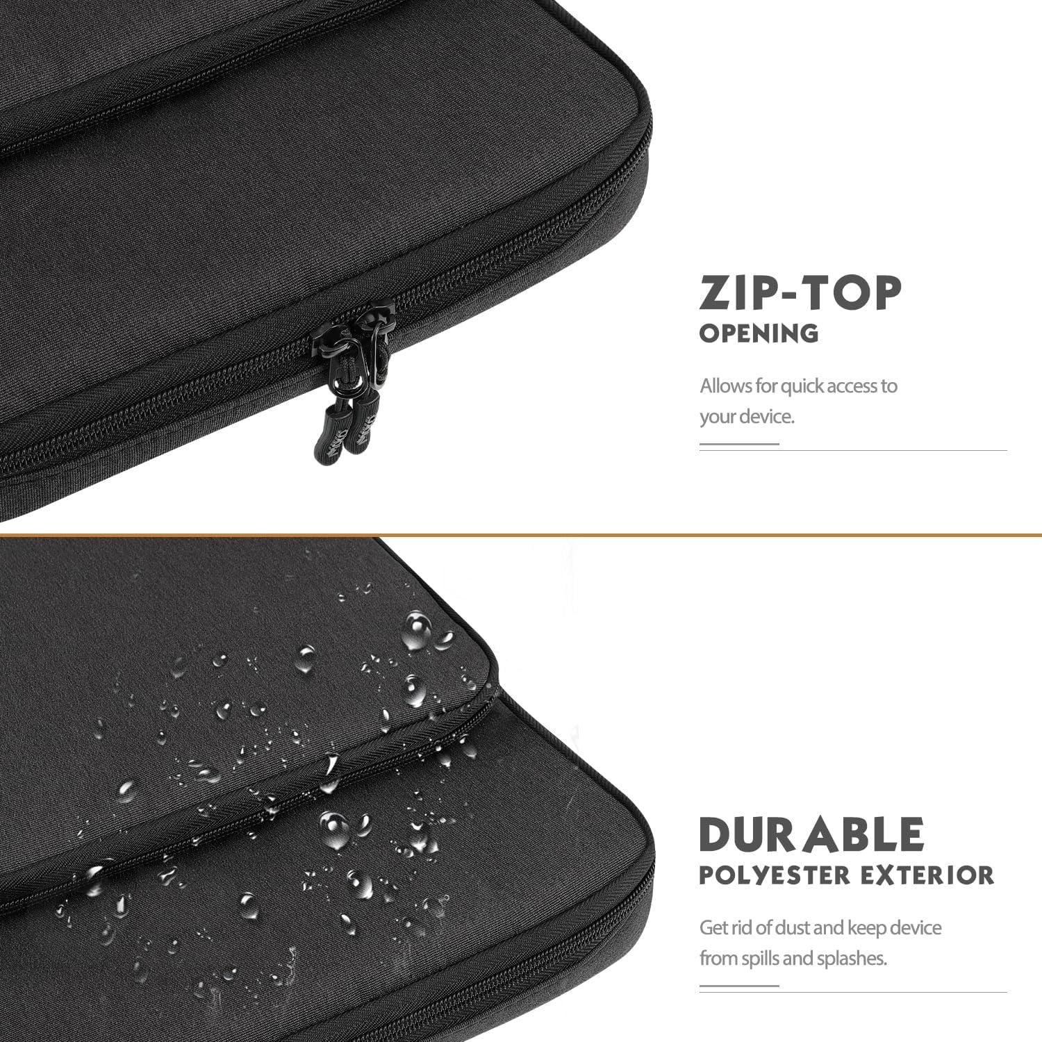 Funda para Tableta MoKo 12.9" Negra y Gris, Compatible iPad Pro