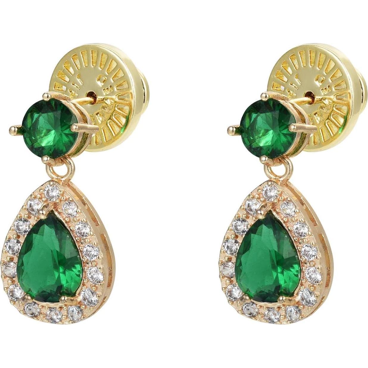 Resortes para Pendientes JIACHARMED Oro 18K 4 Piezas Hipoalergénicos