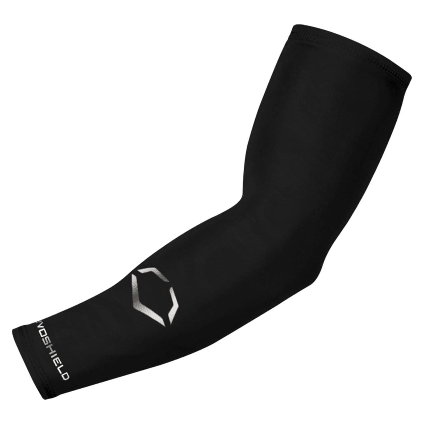 Manga de Compresión Sólida EvoShield para Jóvenes - Negro