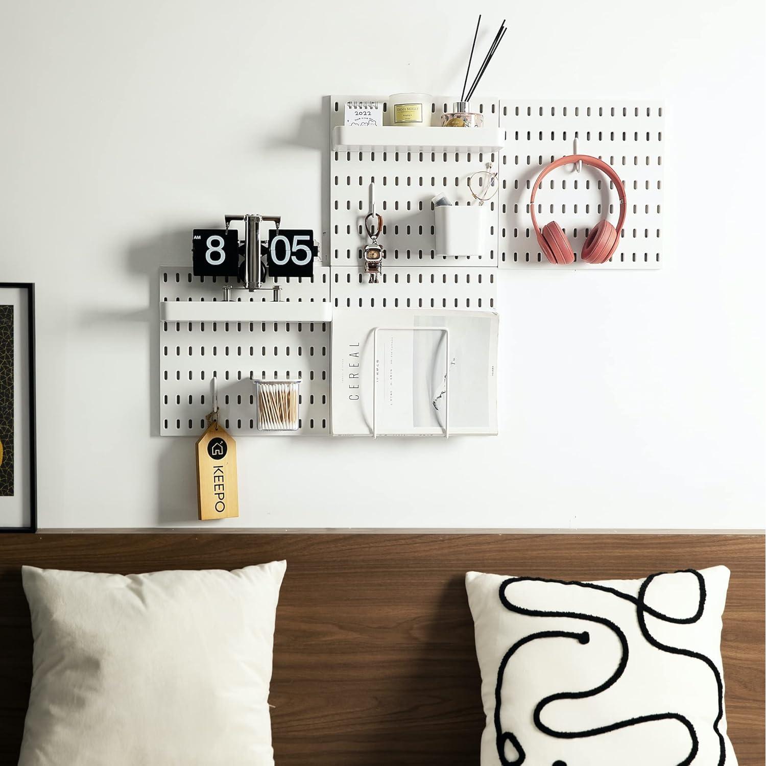 Kit de Accesorios para Tablero de Clavos Keepo Combo B - Blanco