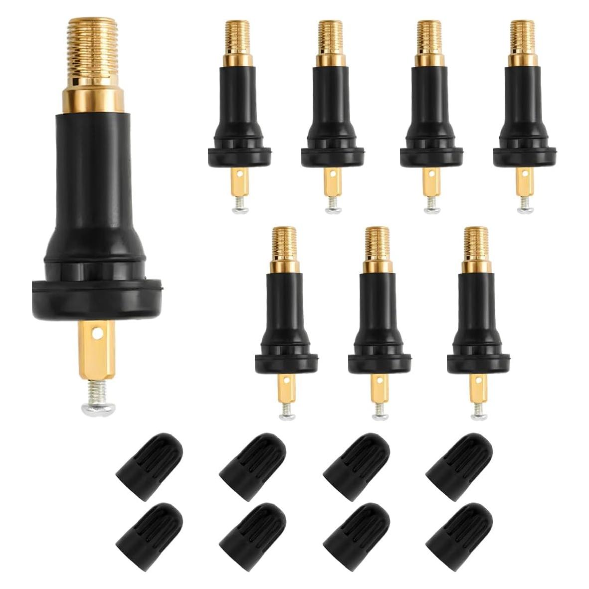 Juego de 8 Válvulas de Neumático ZNDAW TPMS 20008 Goma