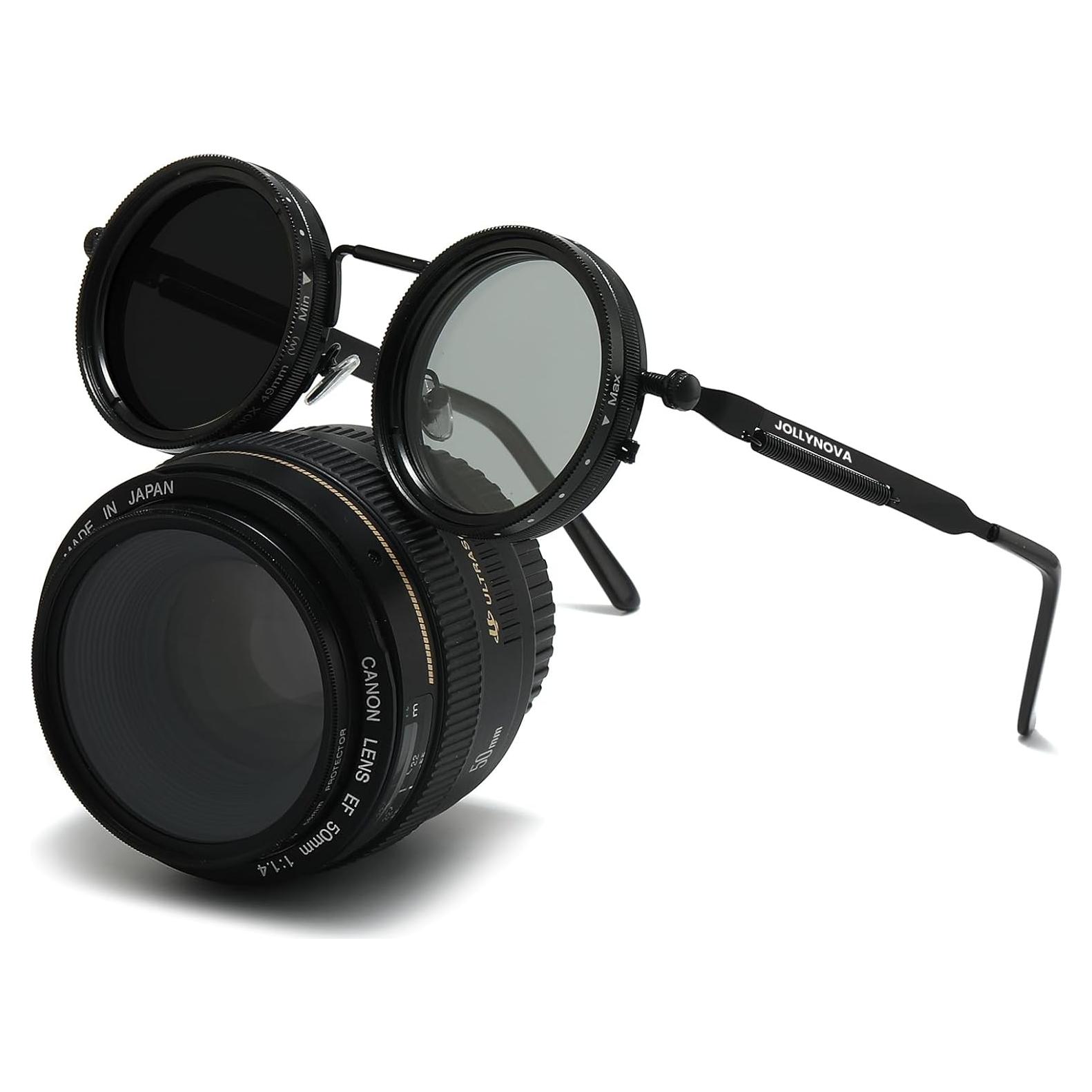 Gafas de sol ajustables JOLLYNOVA TY317 retro steampunk ND