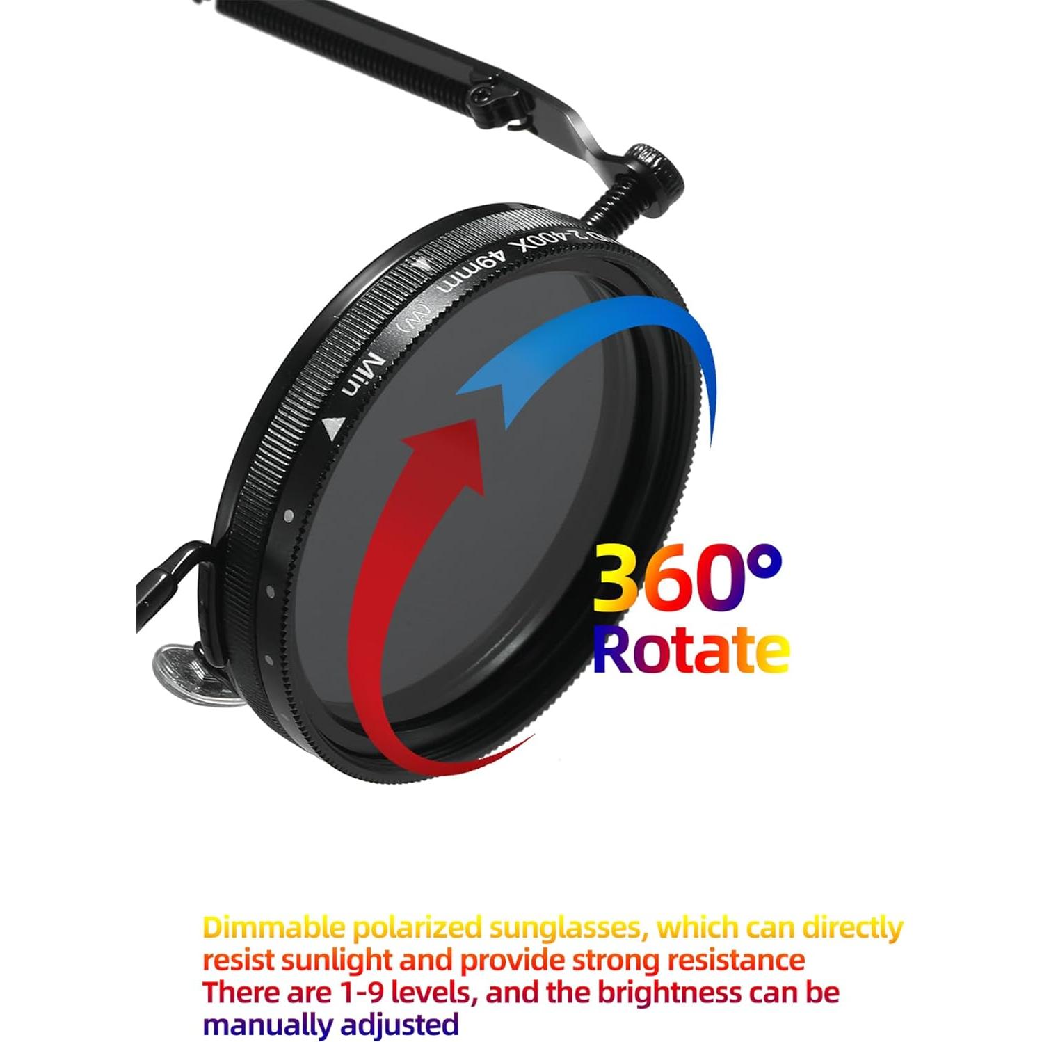 Gafas de sol ajustables JOLLYNOVA TY317 retro steampunk ND