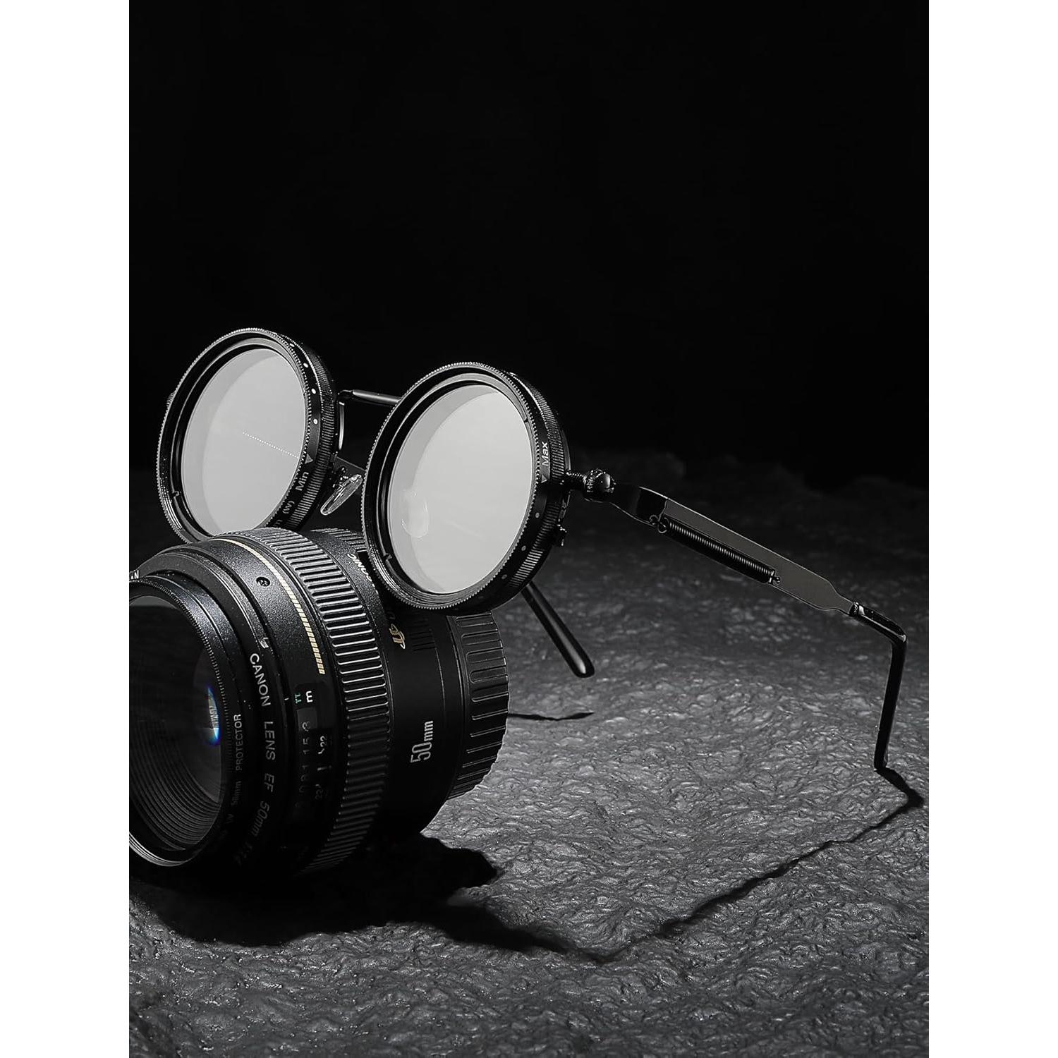 Gafas de sol ajustables JOLLYNOVA TY317 retro steampunk ND