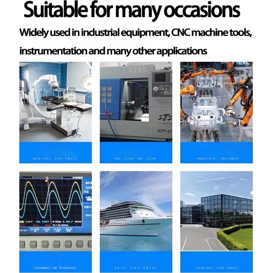 Botón de Parada de Emergencia QL-LINRUN 2pcs Rojo 10A 660V