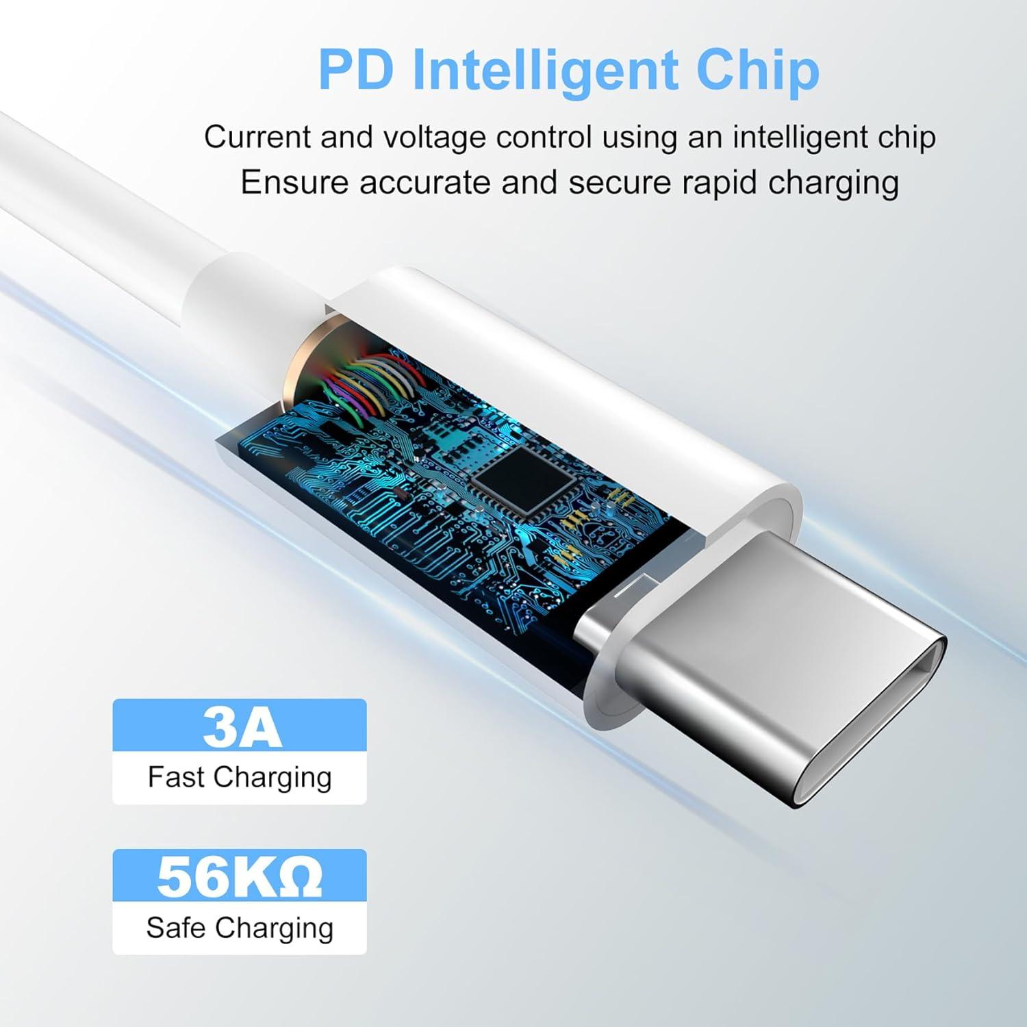 Paquete de 2 Cables USB-C a USB-C 1.83m 60W BSTOEM