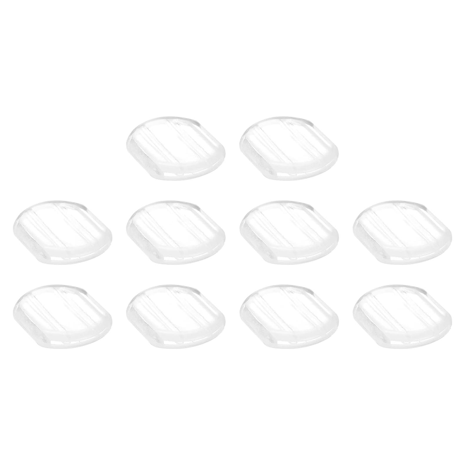 Almohadillas para Pendientes Clip-on uxcell 24pcs Silicona 15x12mm