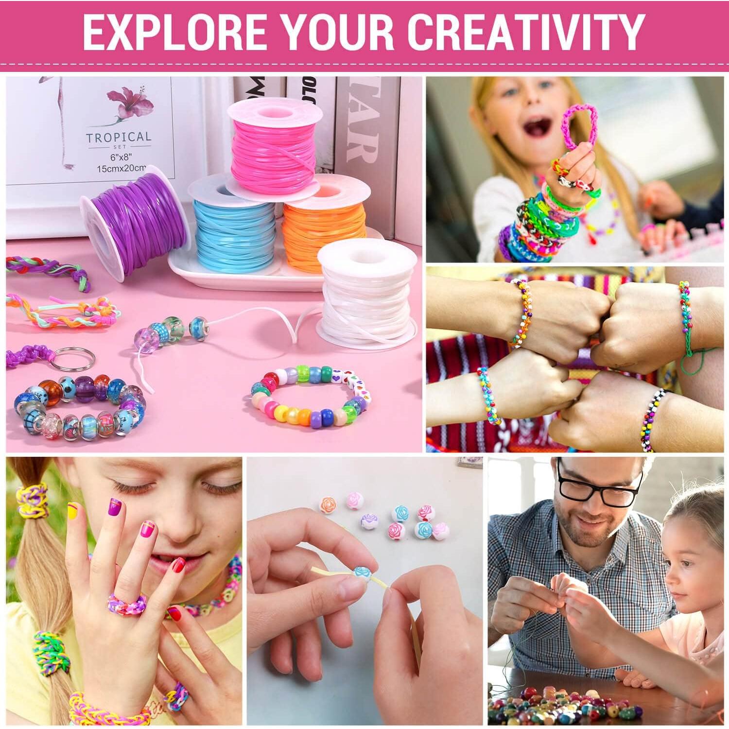 Kit de Cuerda de Lanyard Cridoz 6 Colores 18.3m PVC