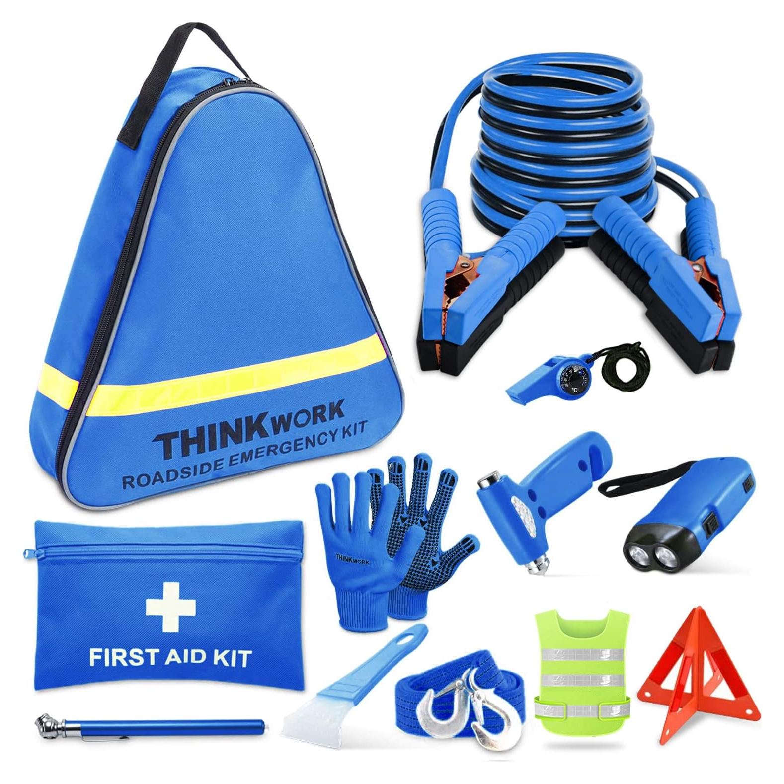 Kit de Emergencia para Automóviles Thinkwork Azul 10 Pies