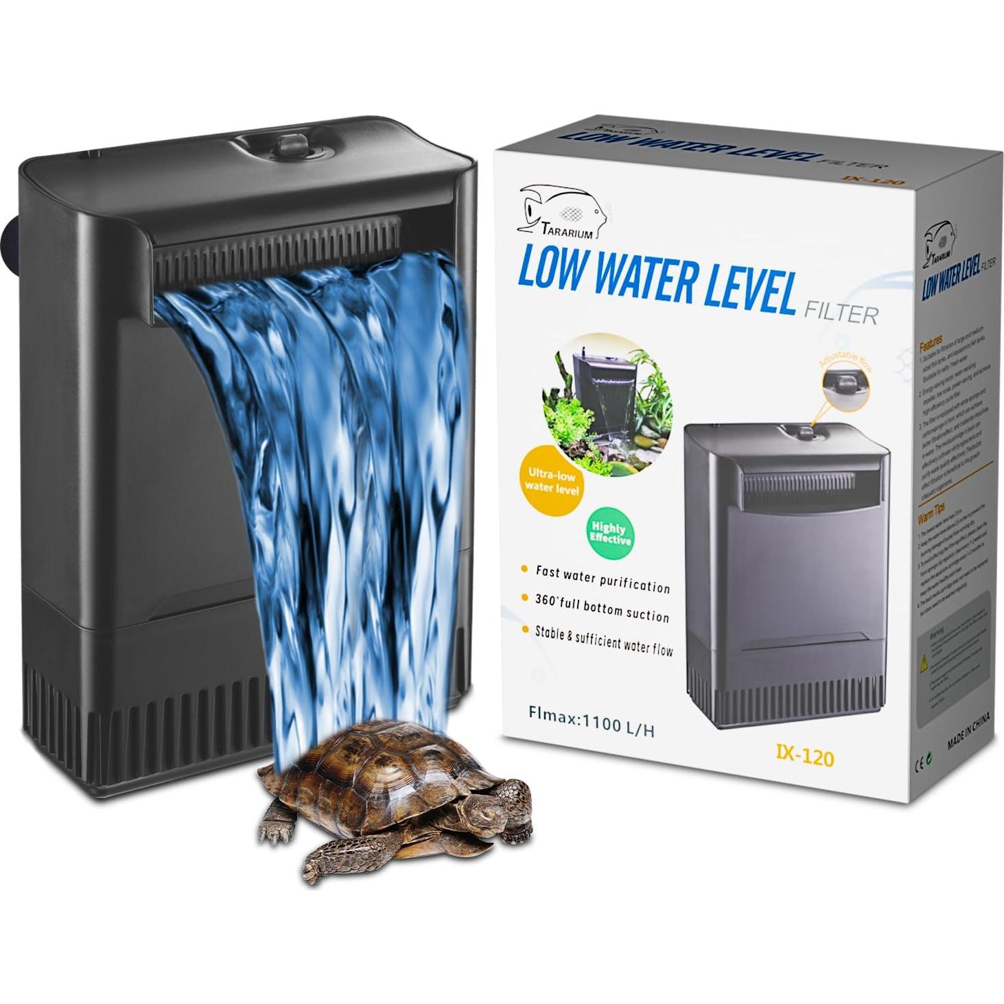 Filtro de Acuario TARARIUM IX-120 290GPH 3 Etapas Bio-Filtración