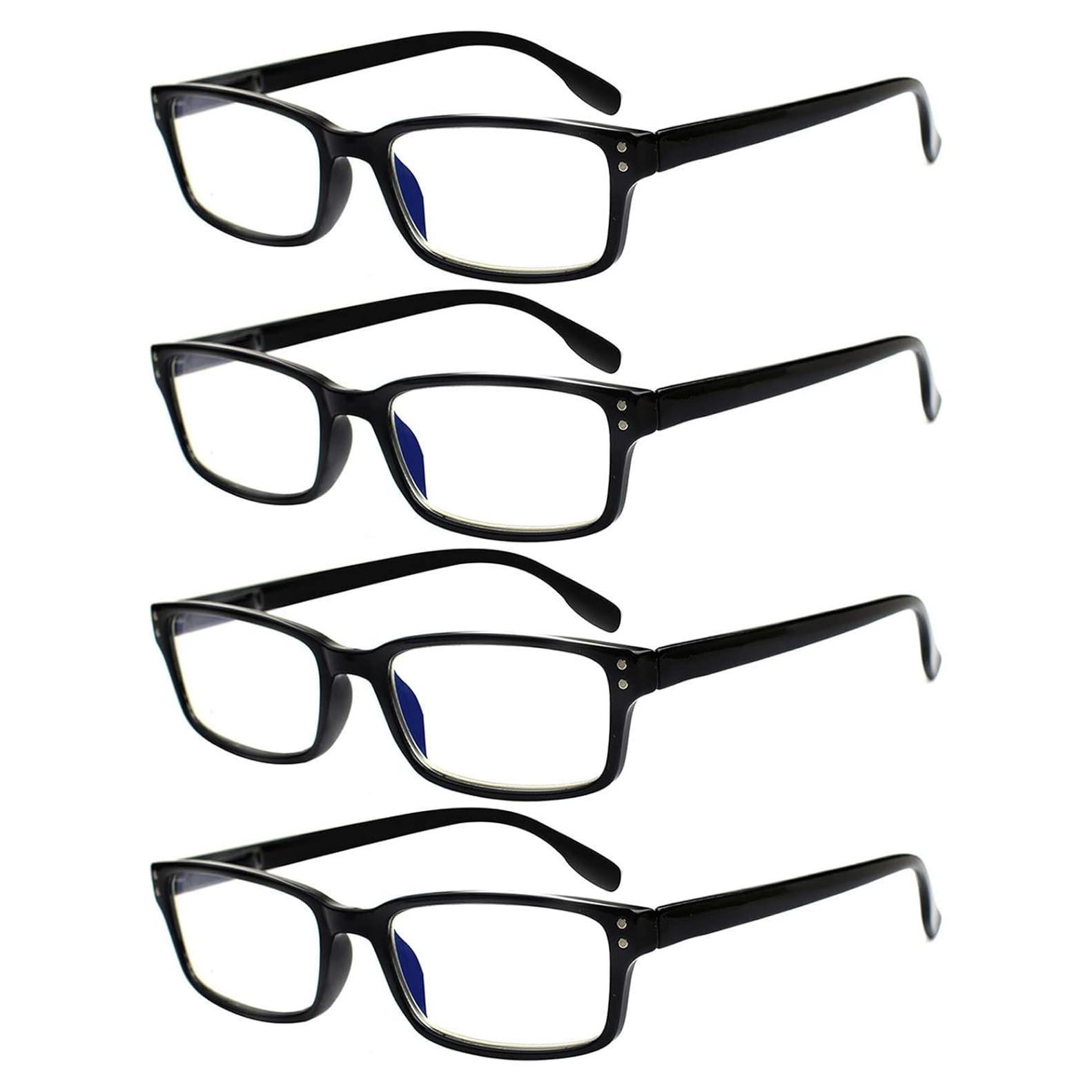 Gafas de Lectura Kerecsen 4 Paquete Negro 1.75 Dioptrías