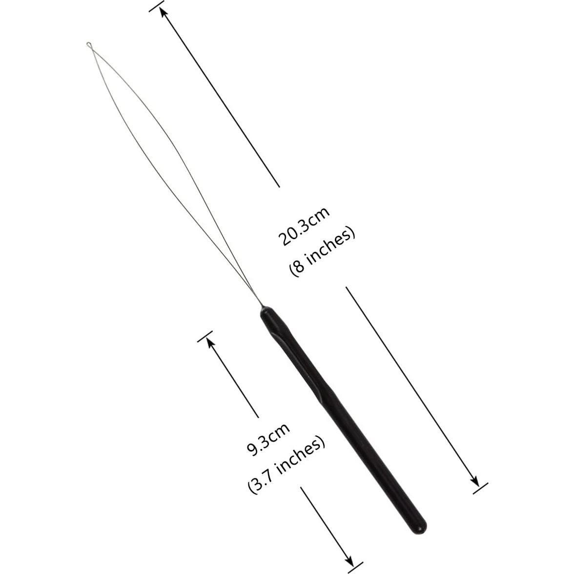 10 Piezas Herramienta de Aguja para Extensiones de Cabello BIYOUTE