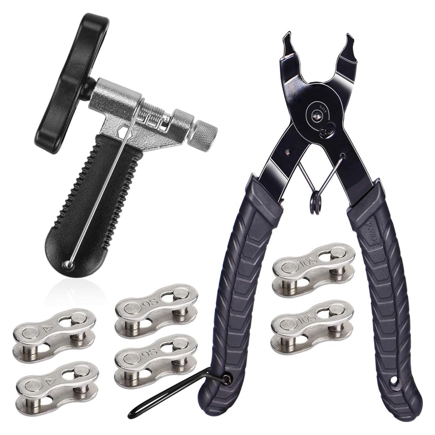 Kit de Reparación de Cadena de Bicicleta Aunocy - 8 Piezas