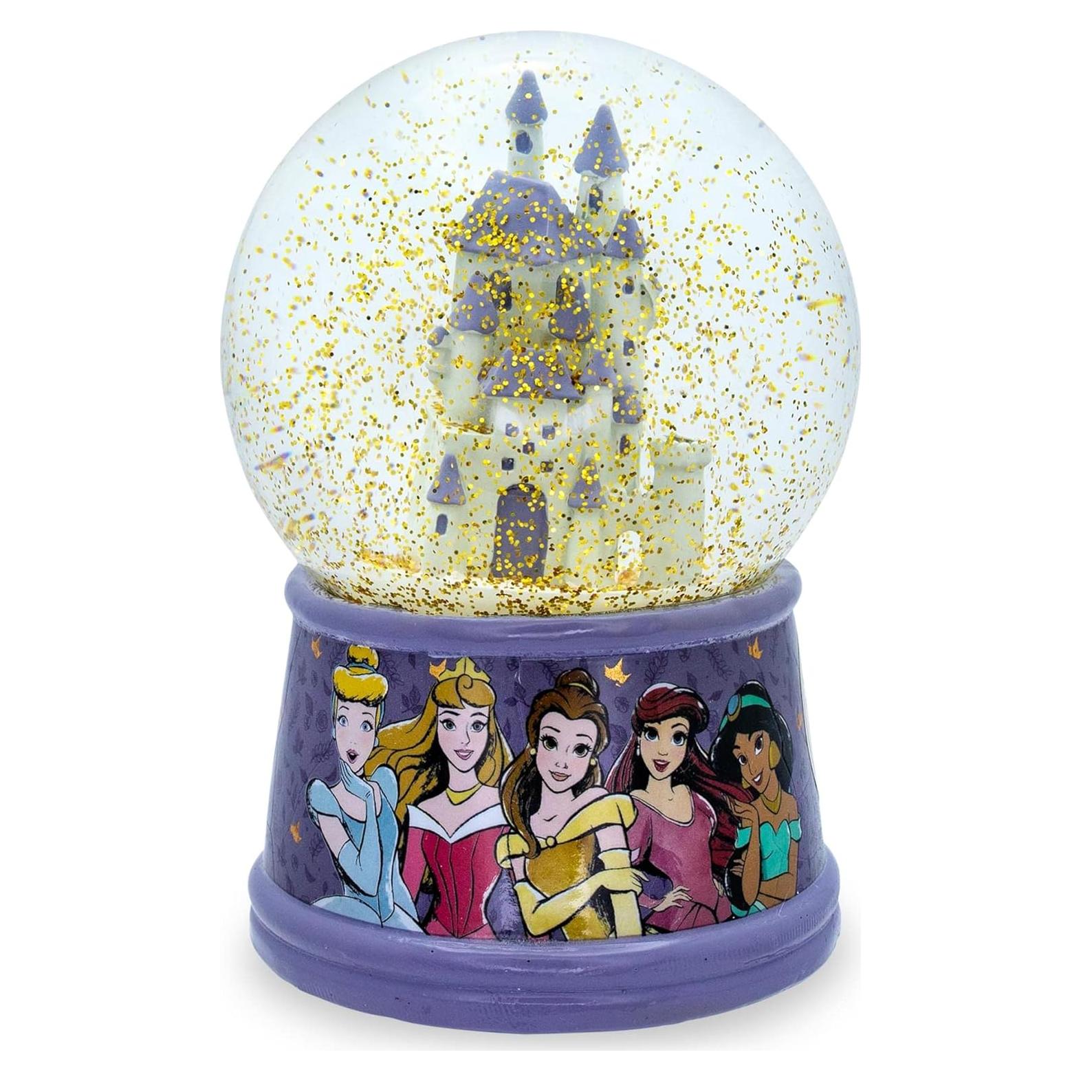 Globo de Nieve Iluminado Princesas Disney Silver Buffalo 100mL