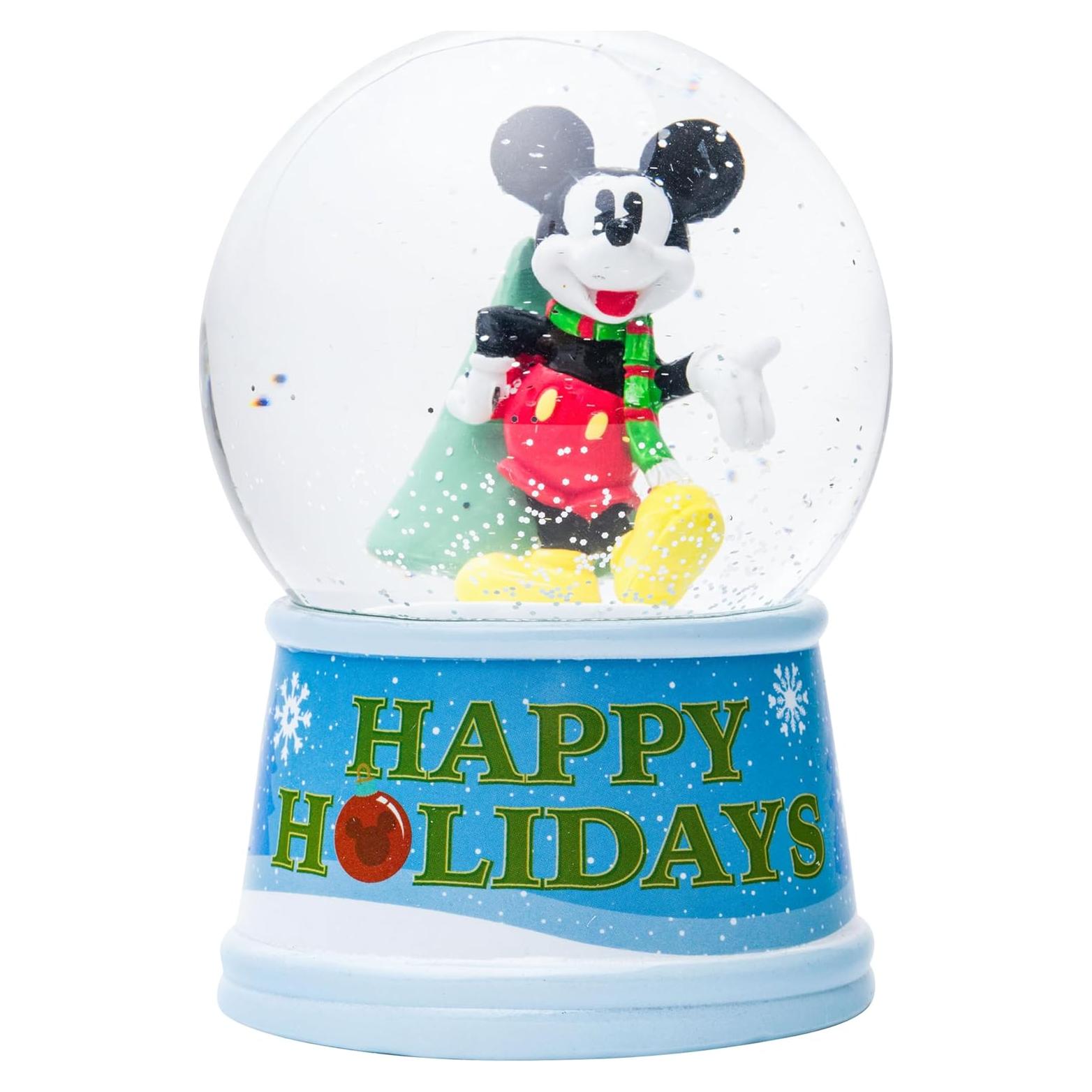 Globo de Nieve Iluminado Mickey Mouse Silver Buffalo 15.2cm