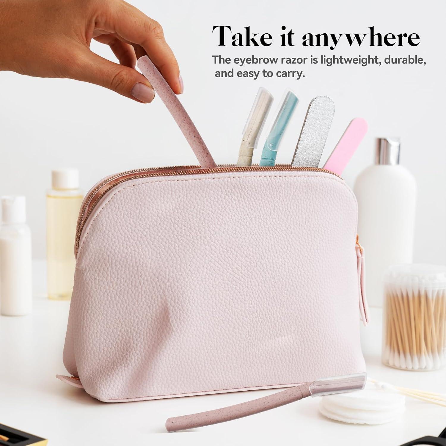 Navajas de Dermaplaning EROWZOLA 6pcs para Cejas y Vello Facial