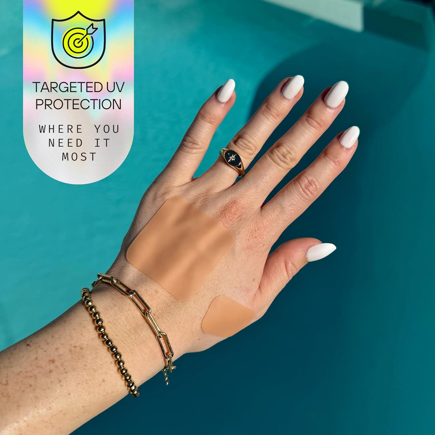 Parche Solar Hipoalergénico Sunkiss Cuadrado 8 Unidades