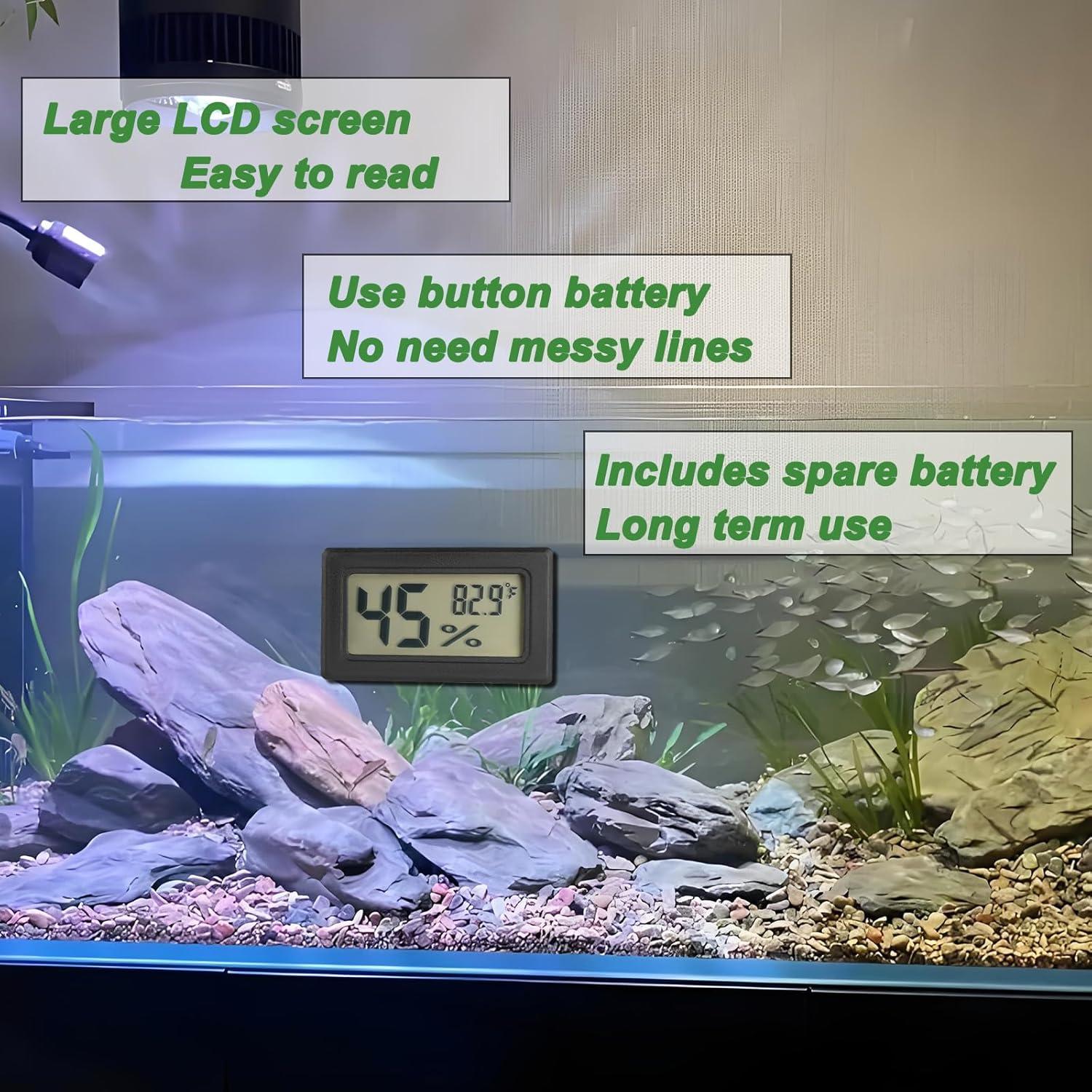 Termómetro Digital para Reptiles Serundo HT01 - Medidor de Humedad