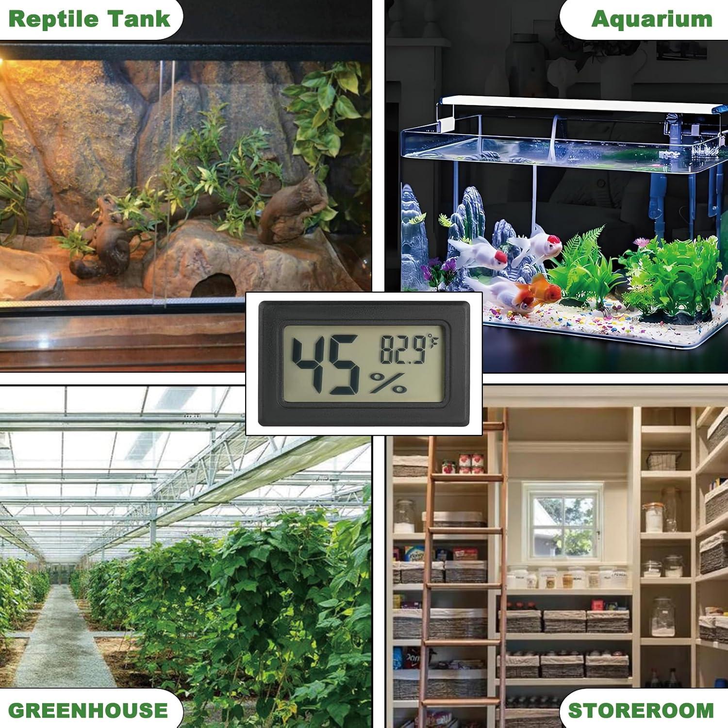 Termómetro Digital para Reptiles Serundo HT01 - Medidor de Humedad