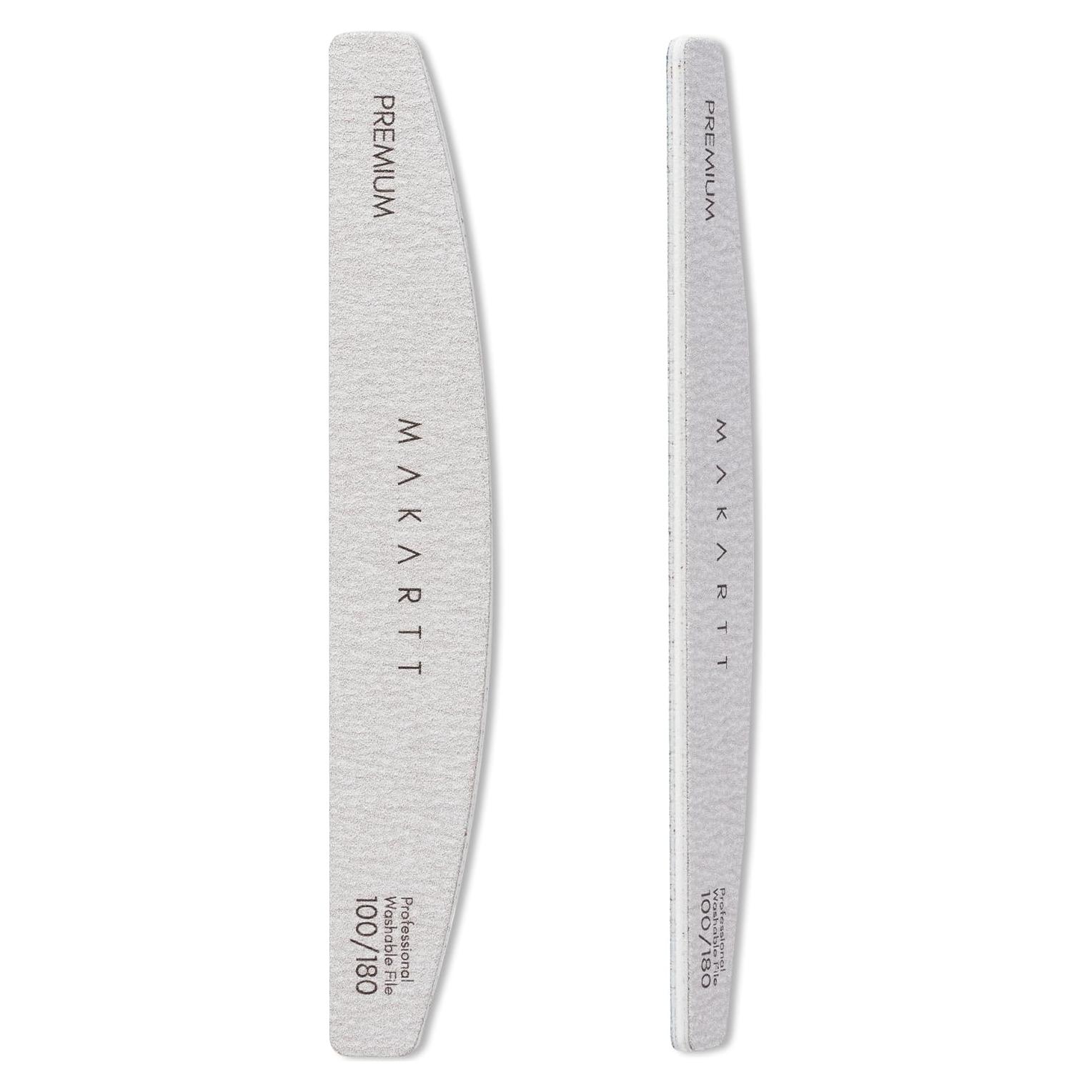 Lima de Uñas Makartt 2pcs Cebra 100/180 Granos Profesional