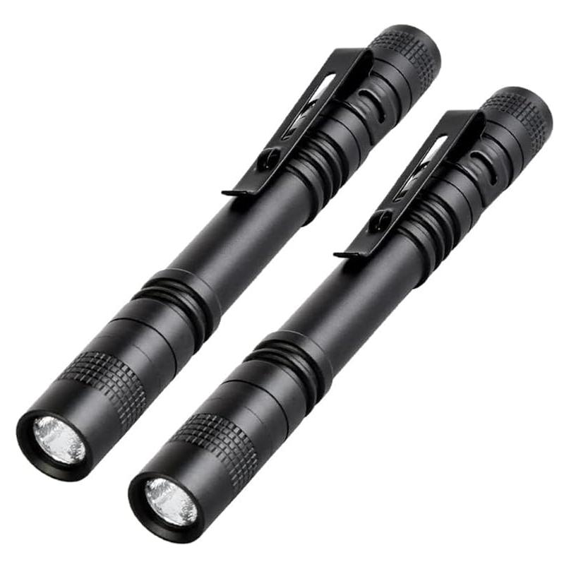 Linterna de Bolígrafo LED Tileon 2PCS Ultra Brillante 500LM