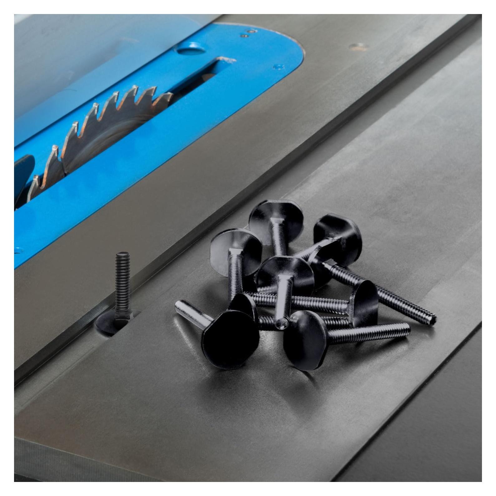 Bolas de Bloqueo Miter T POWERTEC 1/4"-20 2.54 cm 10PK