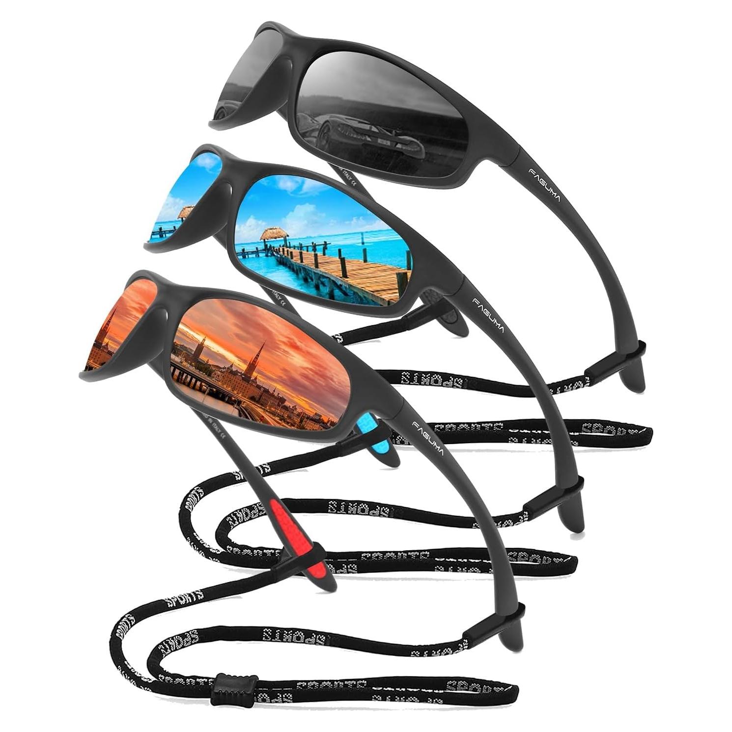 Gafas de sol deportivas FAGUMA polarizadas UV400 para hombres