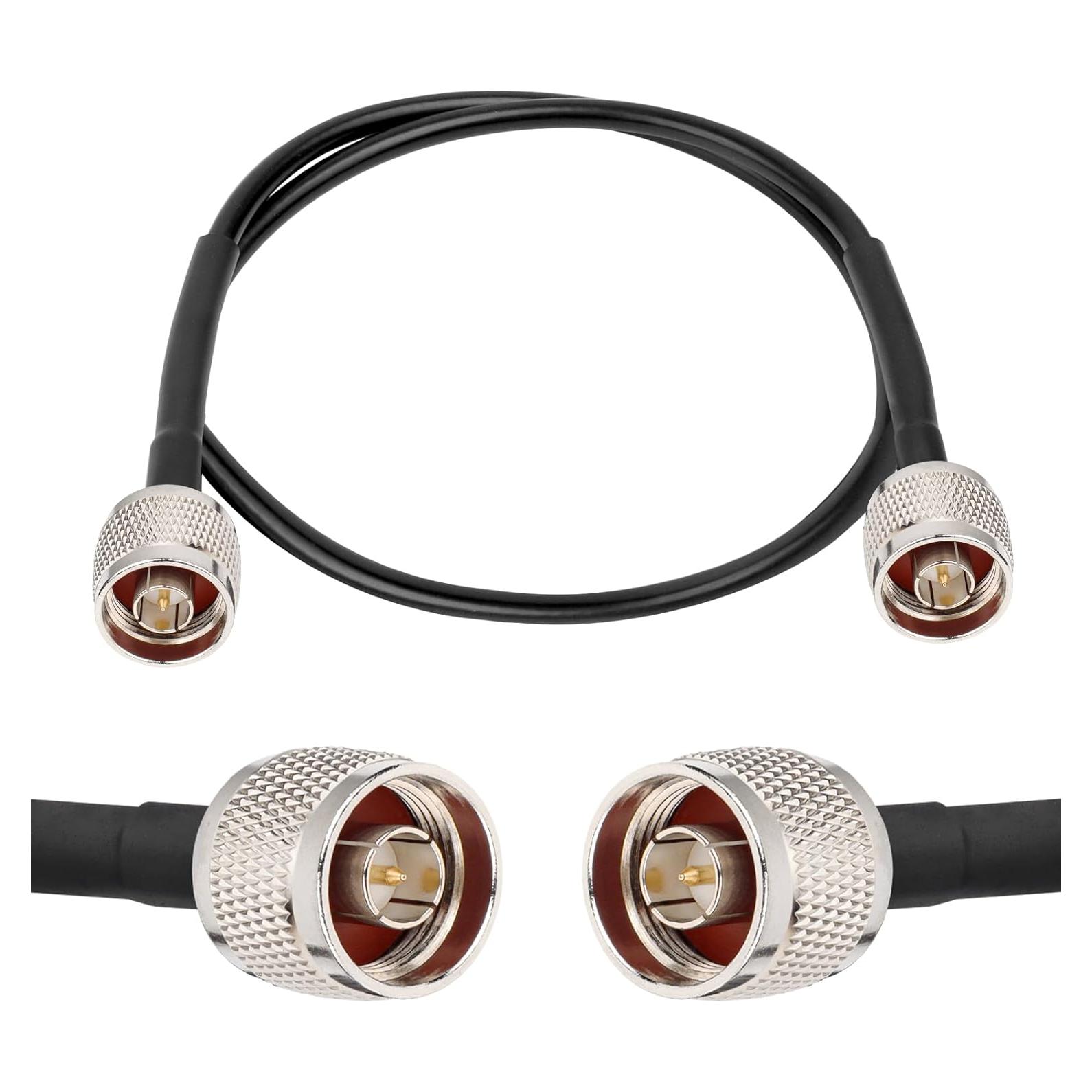 Cable coaxial N macho a N macho 0.61 m RG58 50 Ohm XRDS-RF