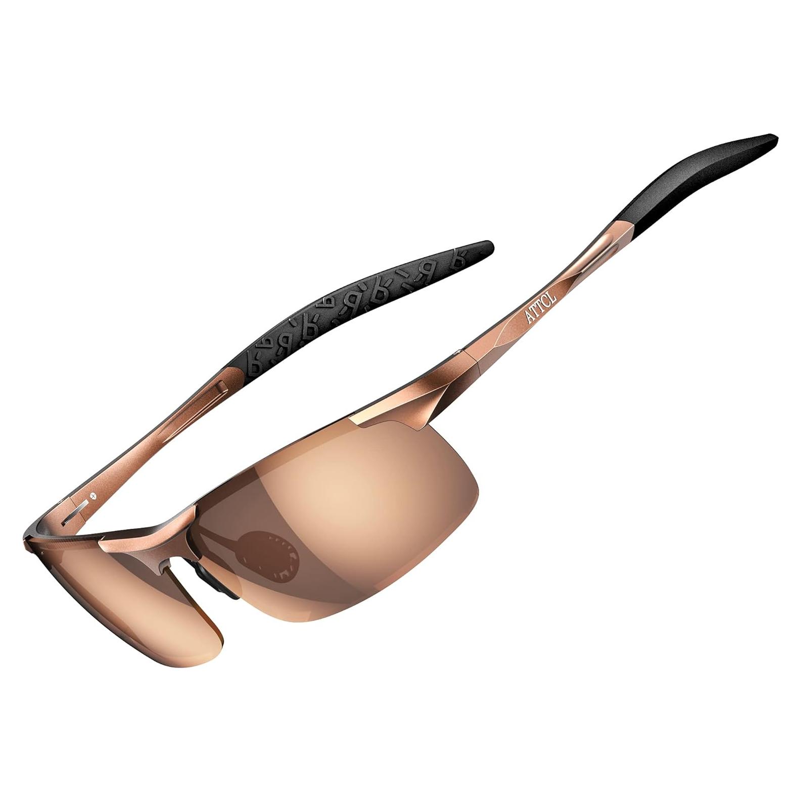 Gafas de sol polarizadas ATTCL - Marco ligero UV400 para hombres