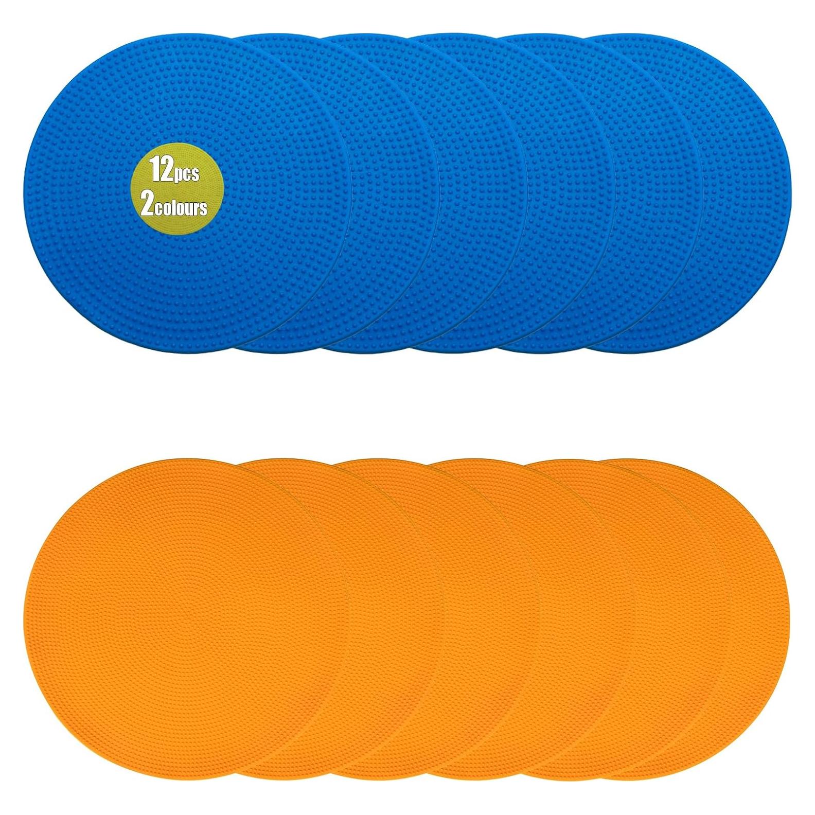 Marcadores de Piso Antideslizantes Aryjmz 22.86 cm 12 Piezas