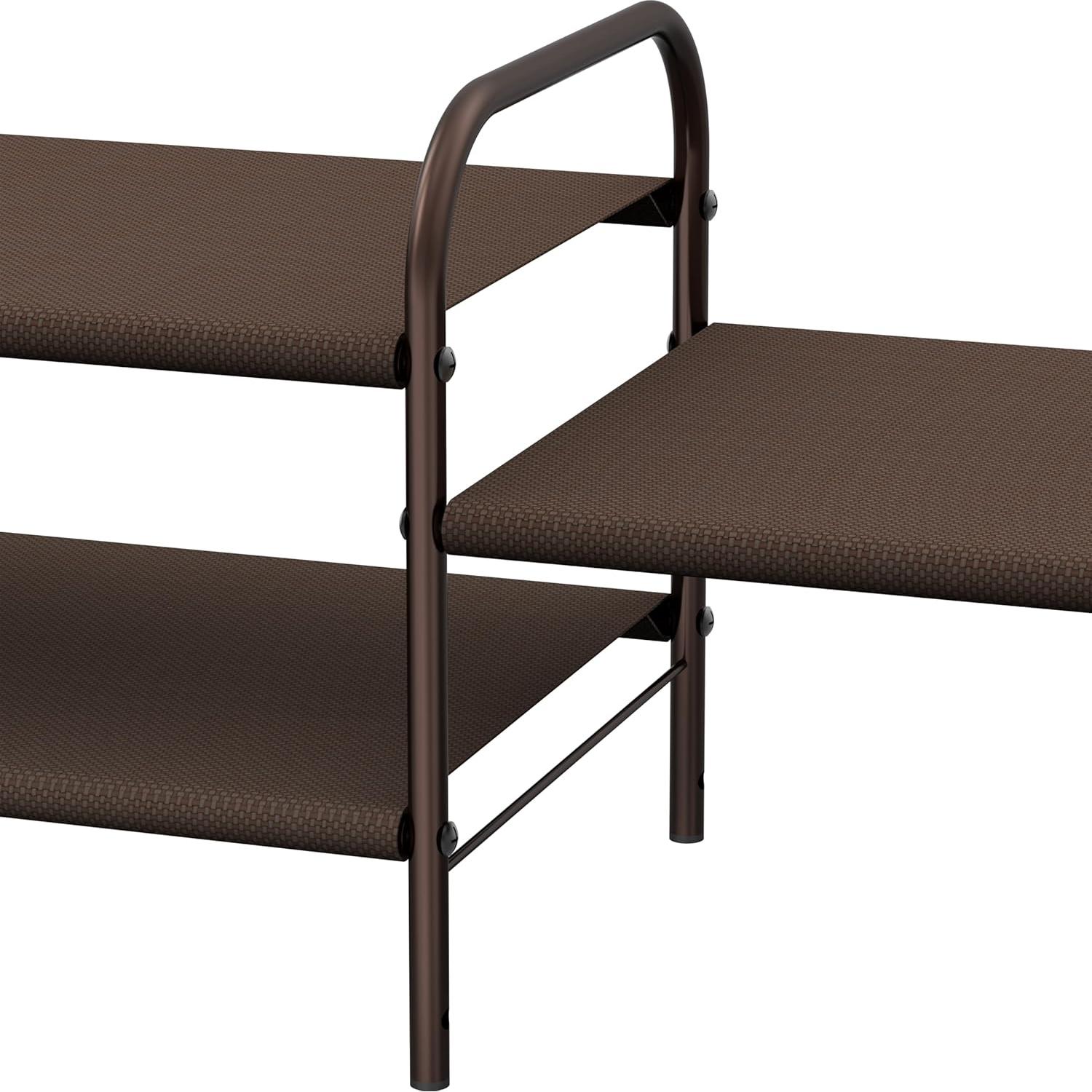 Organizador de Zapatos 2 Niveles Simple Houseware Bronce