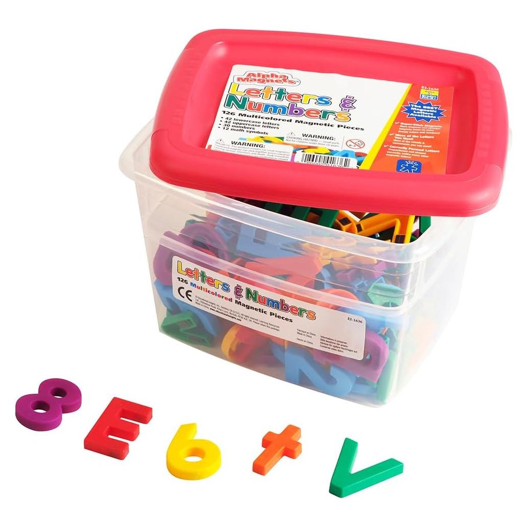 Conjunto Magnético de Letras y Números 126 Piezas Educational Insights