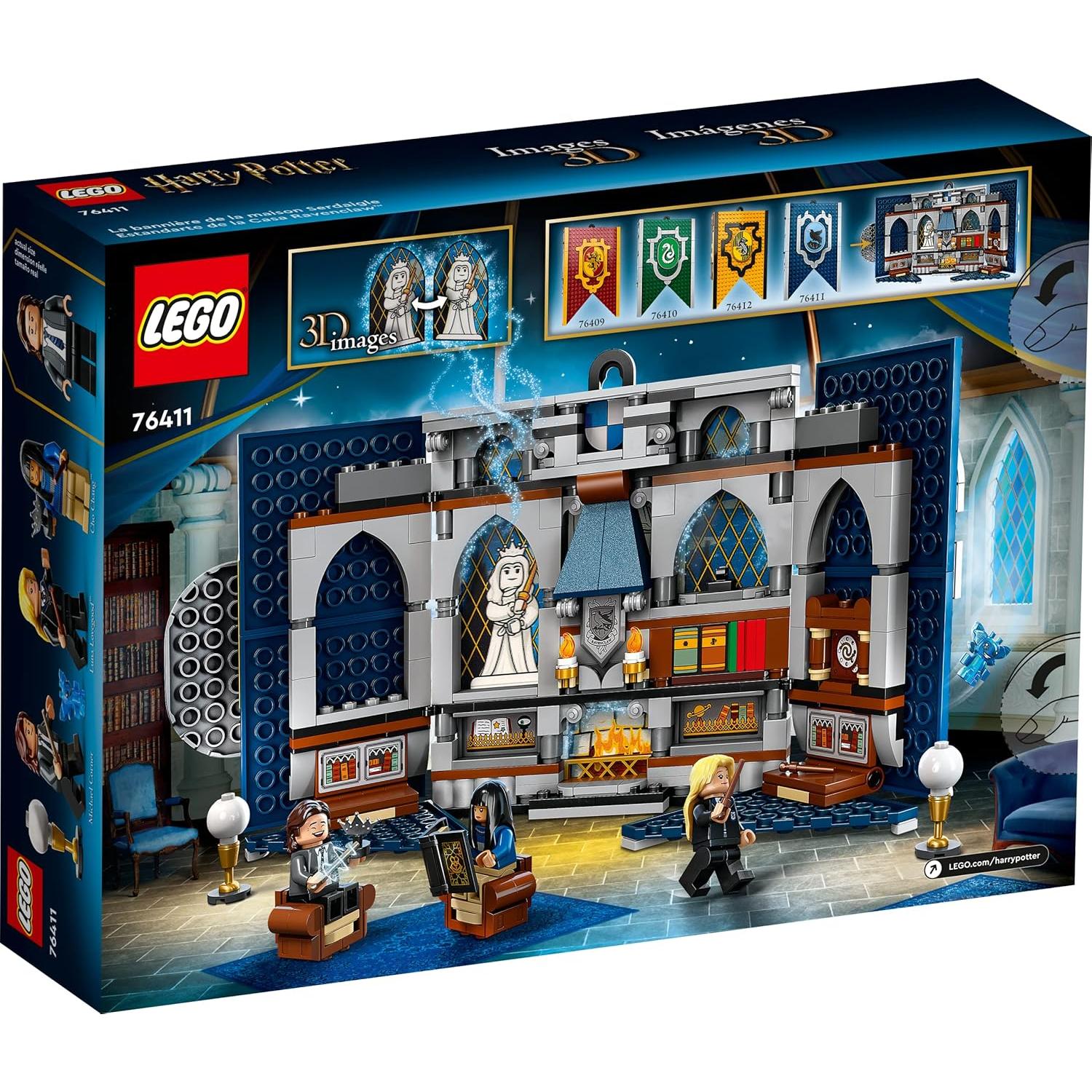 LEGO Harry Potter Estandarte Ravenclaw 76411 Decoración 3D