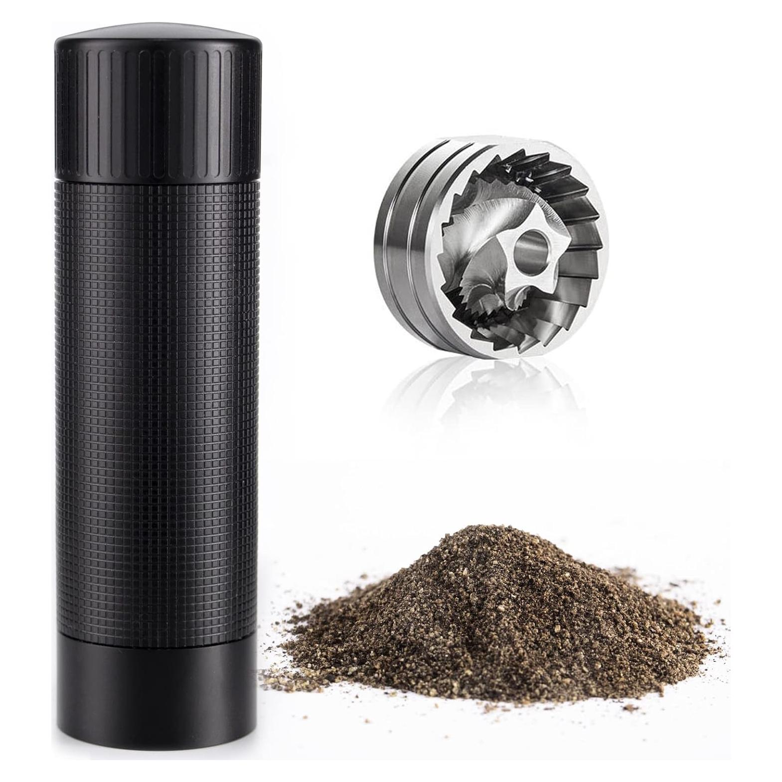 Molino de Pimienta Manual Luvan de Aluminio 50g Ajustable