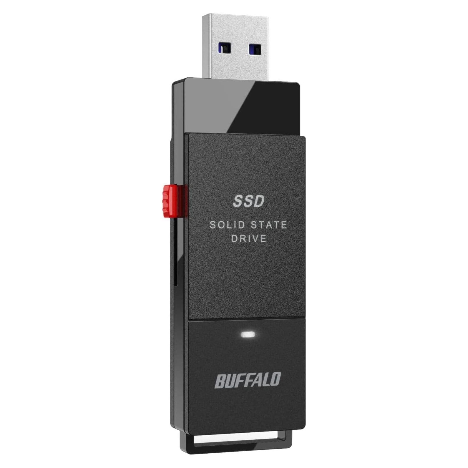 SSD Externo Buffalo 1TB USB-C USB-A 600MB/s - SSD-PUT1.0U3B
