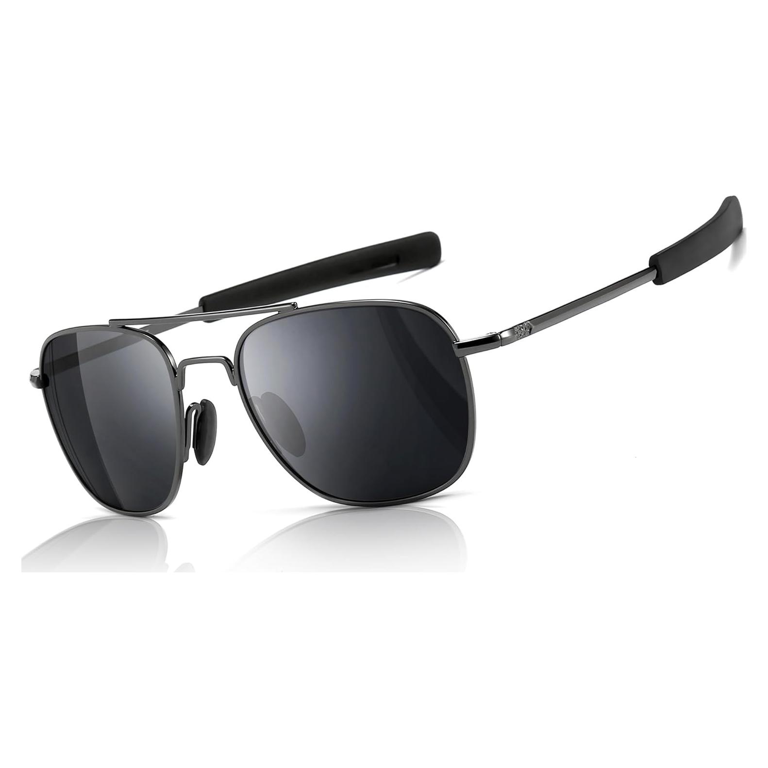 Gafas de sol piloto SUNGAIT con lentes polarizados y patillas