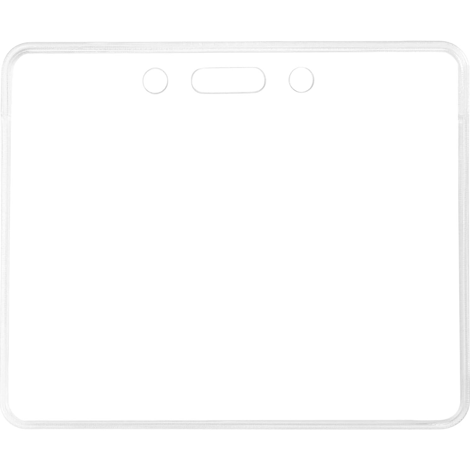 Sujetadores de Identificación Amazon Basics 50 Unidades Transparente