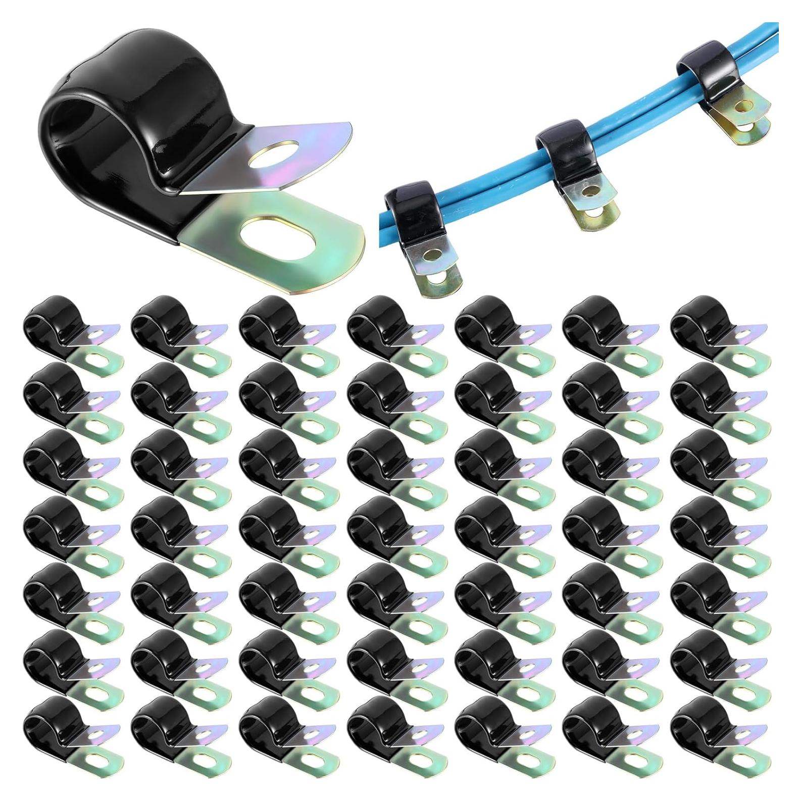 Abrazaderas de Cable 50 Piezas Tandefio Acero Inoxidable 14mm