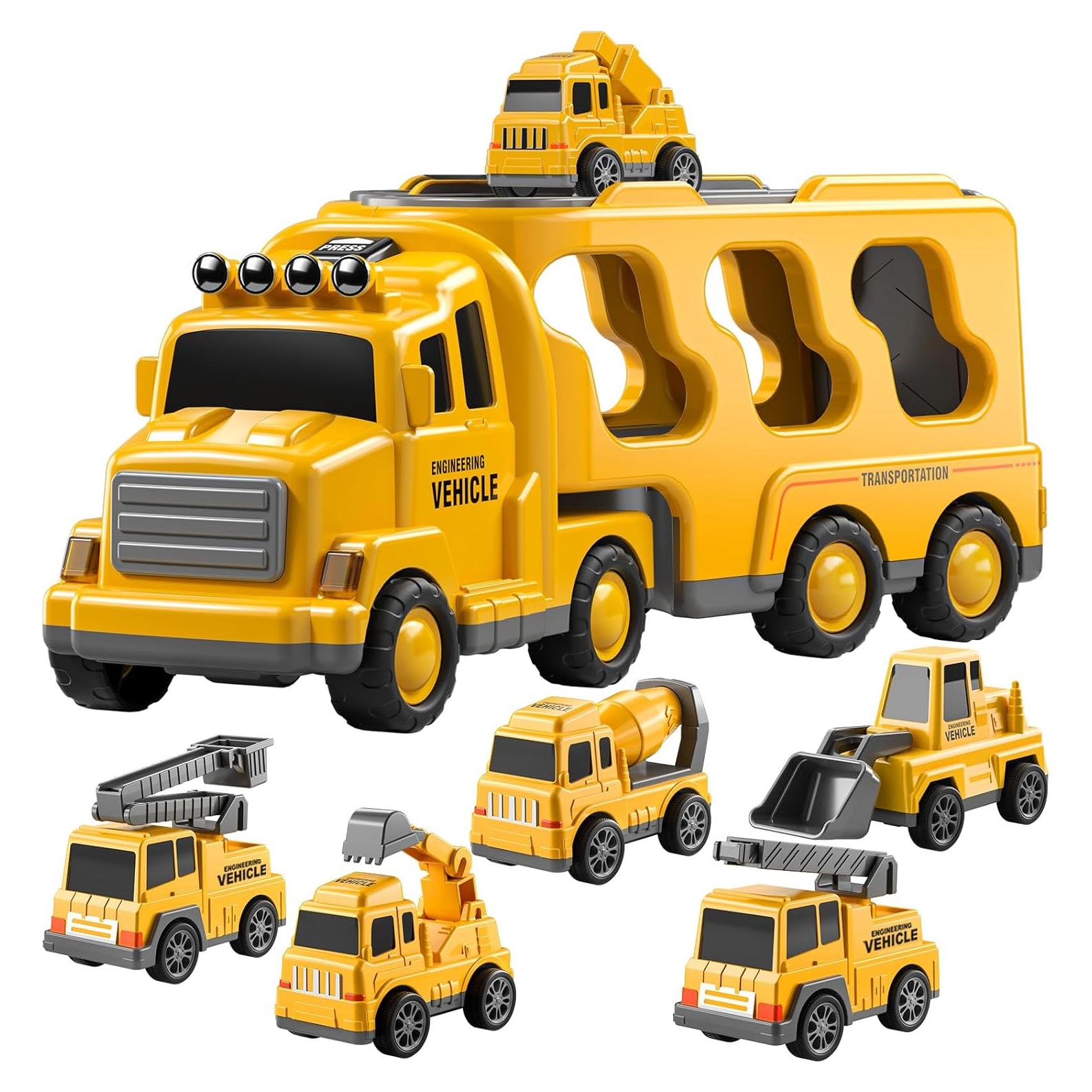 Camión de Construcción TEMI 7 en 1 para Niños 3 a 6 Años