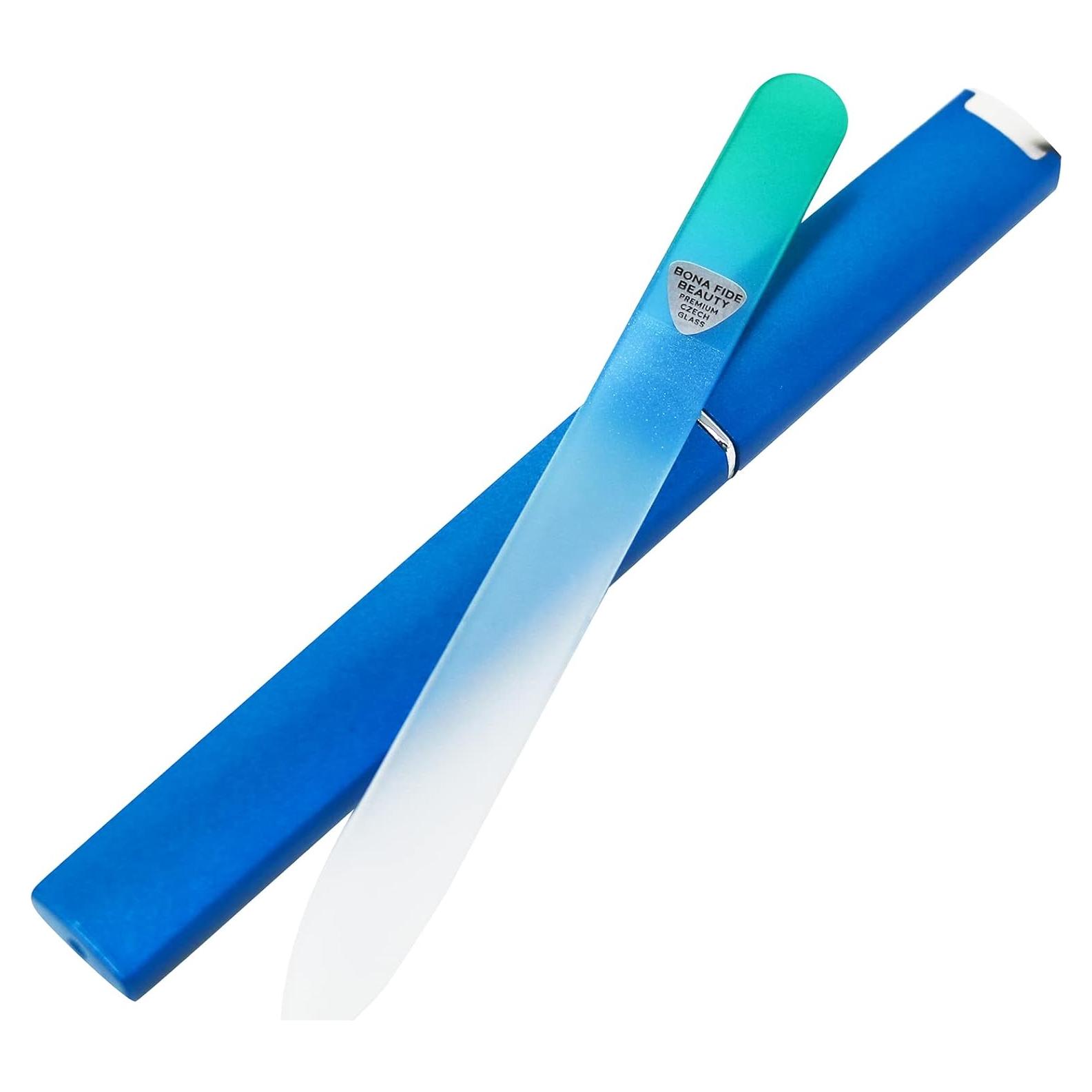Lima de Uñas de Vidrio Checa Bona Fide Beauty Aqua 13.5cm