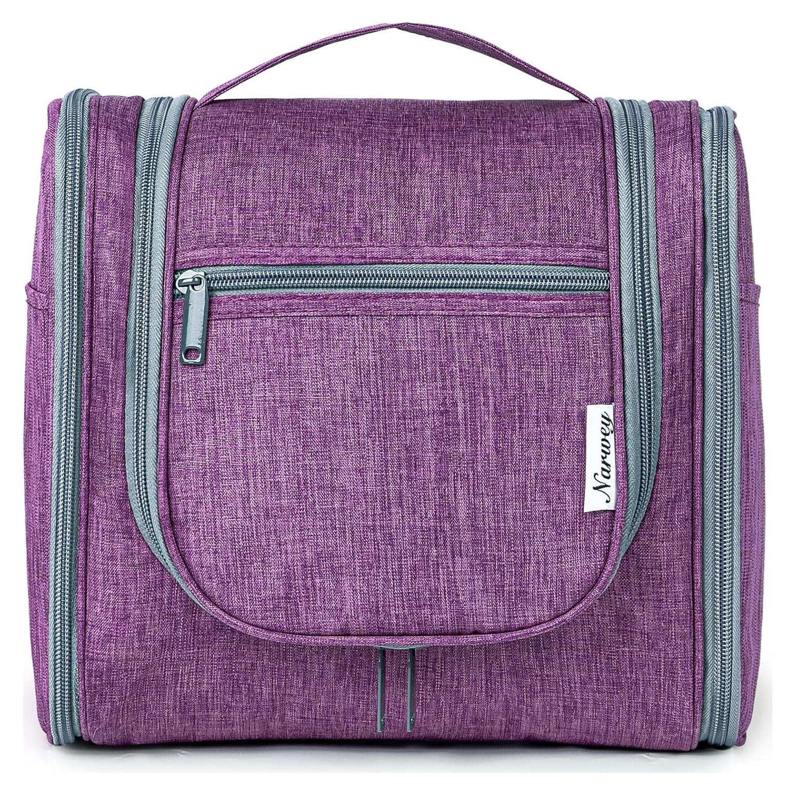 Bolsa de Aseo Colgante Grande para Mujeres NW5126 Púrpura