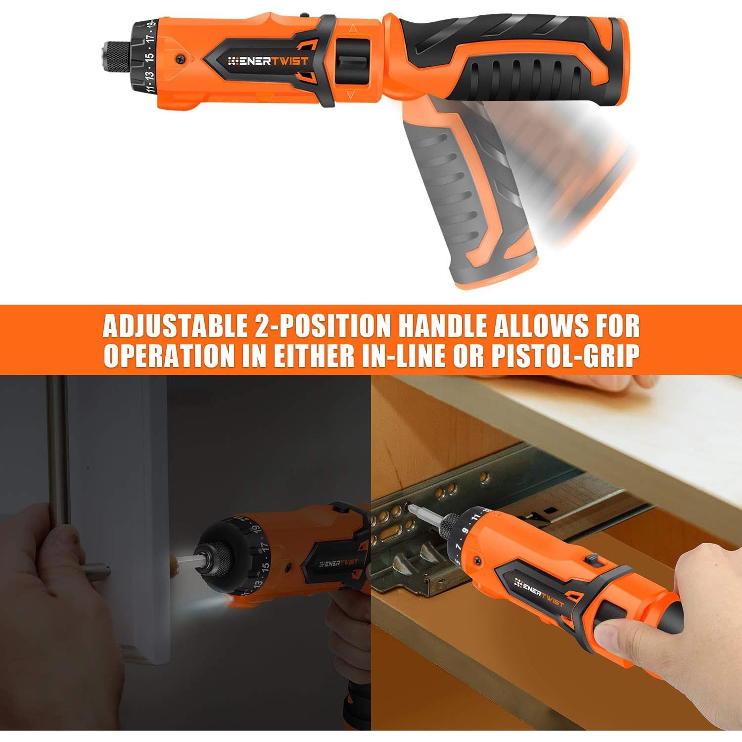 Destornillador Inalámbrico ENERTWIST 8V 10Nm 82 Accesorios