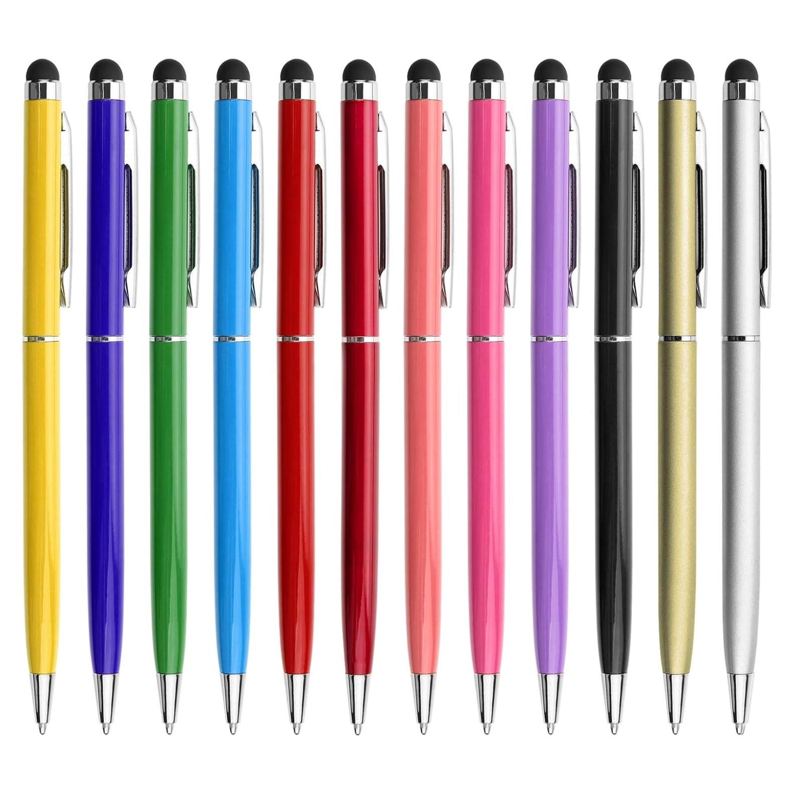 Bolígrafos Stylus 2 en 1 innhom - 12 Colores para Pantallas Táctiles