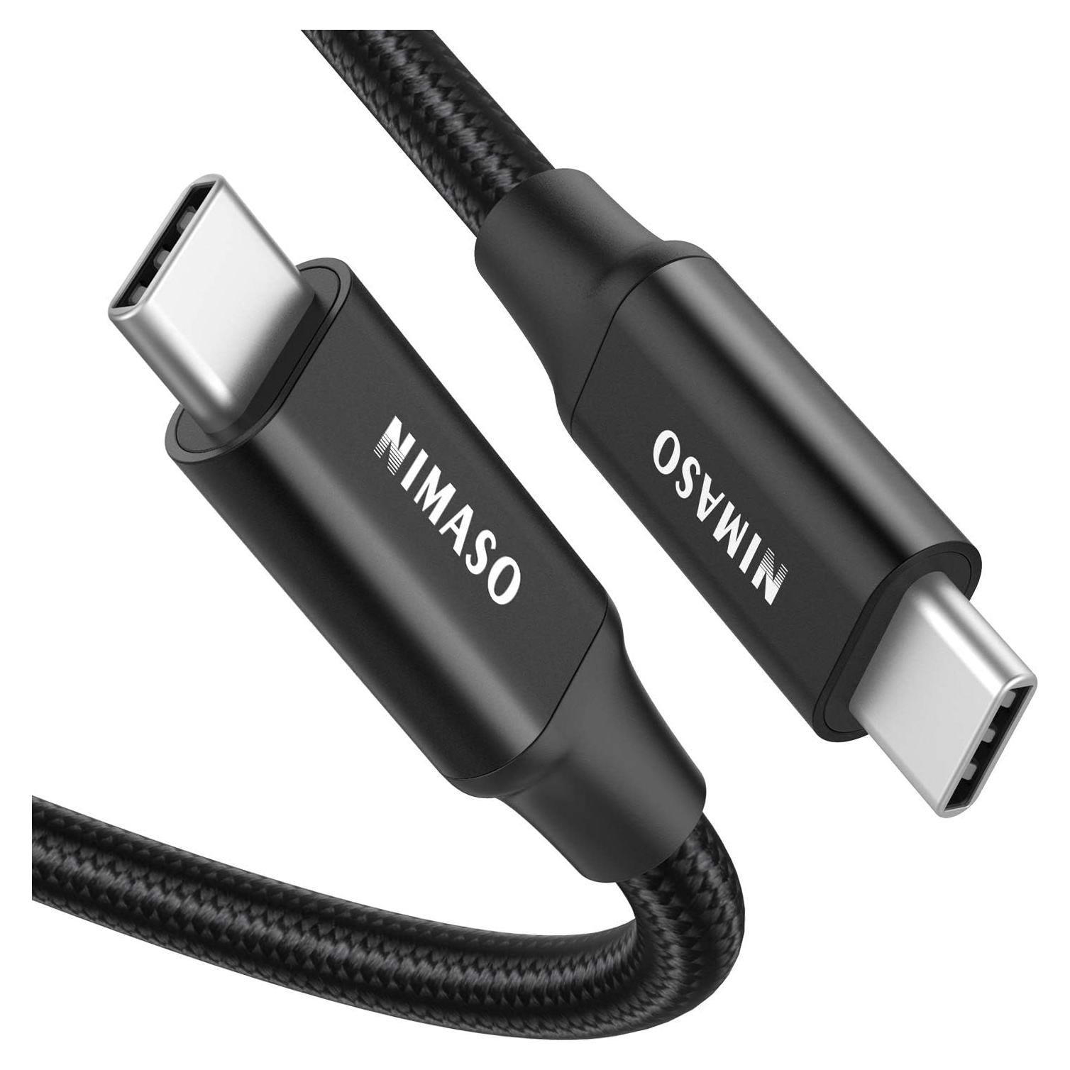 Cable USB C 3.1 NIMASO 1m 10Gbps 100W Carga Rápida 4K